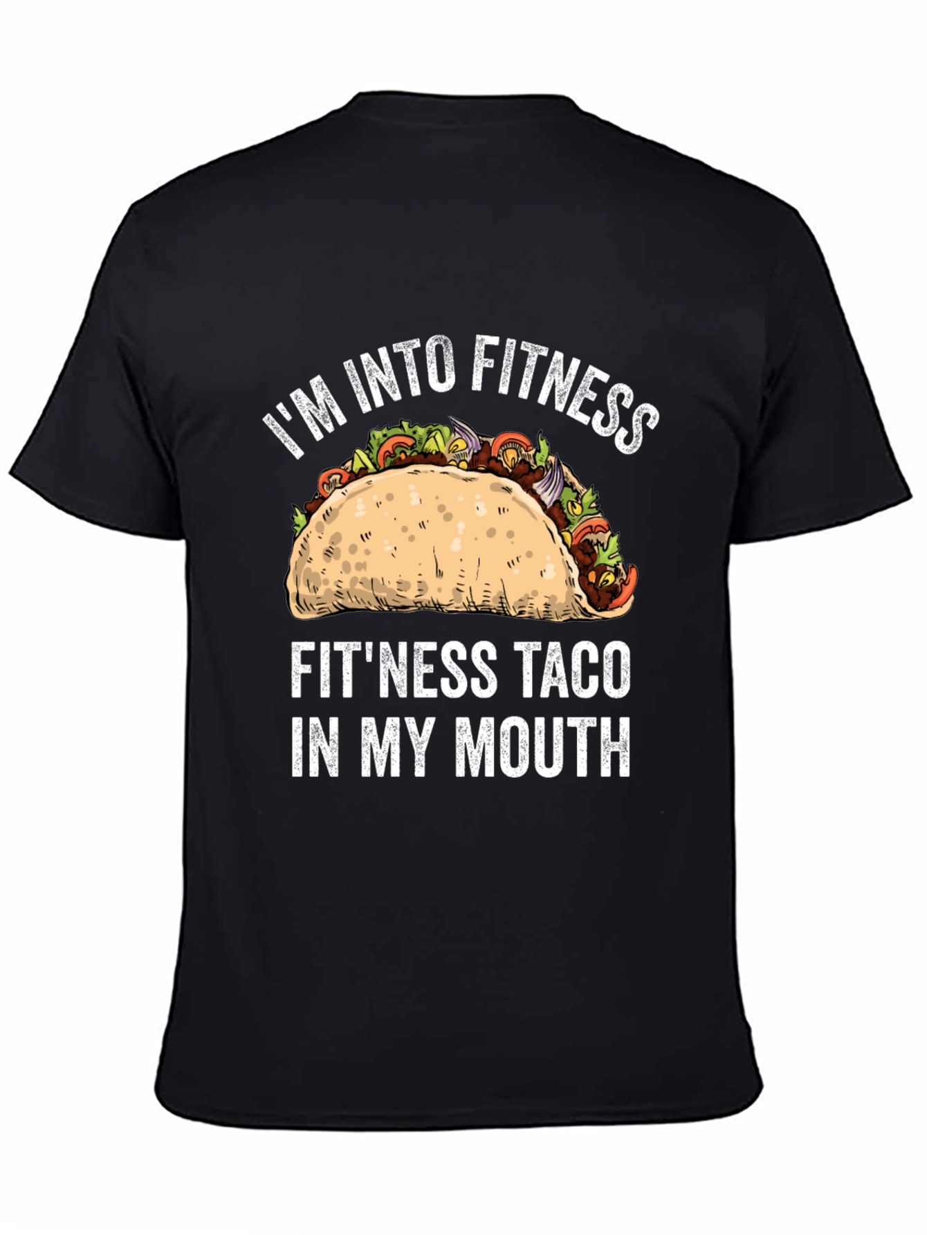 Fitness Taco T-Shirt Funny Workout Tee