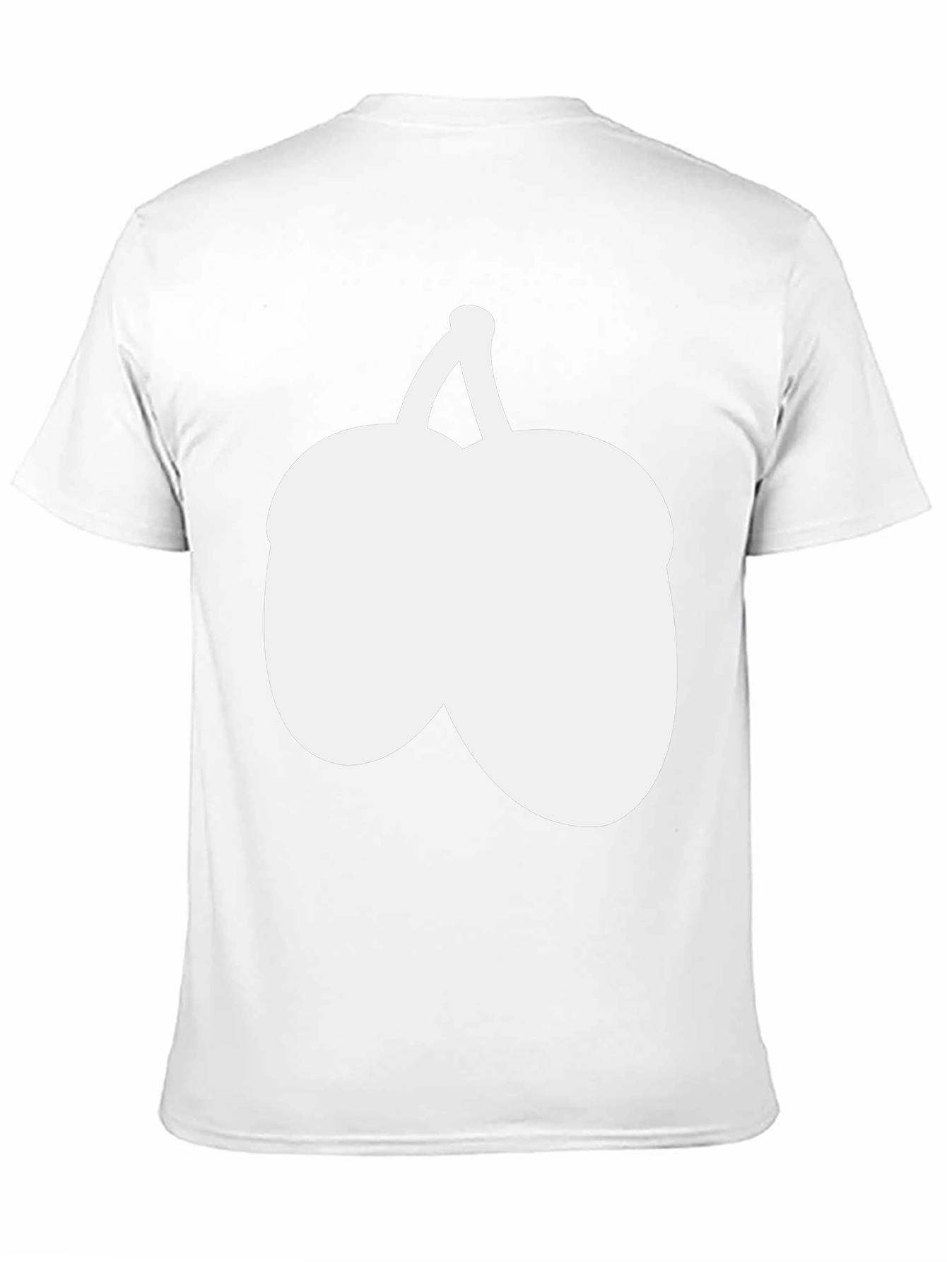 Novelty Fruit Graphic Tee - Black Cotton Blend