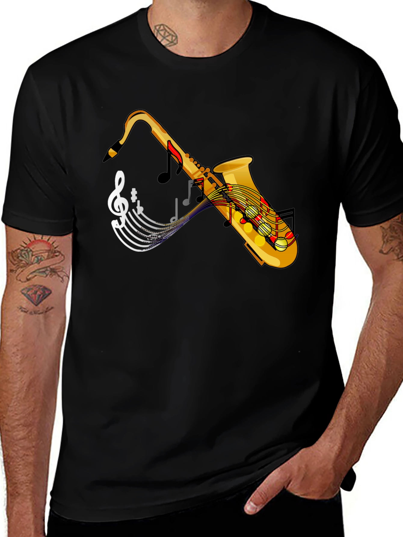 Saxophone Music T-Shirt