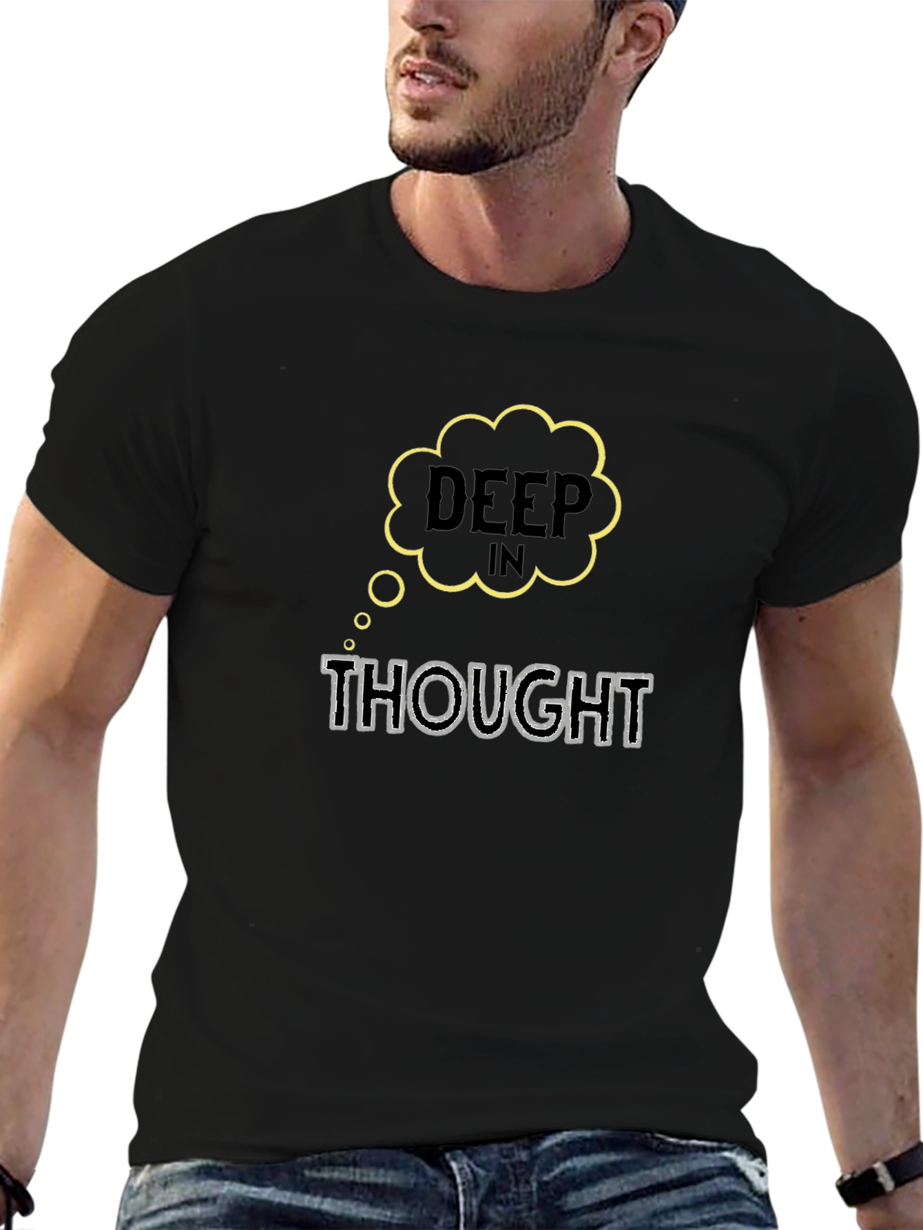 Deep in Thought Graphic T-Shirt