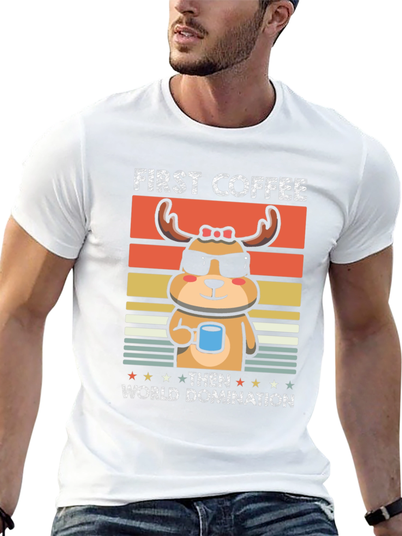 First Coffee Then World Domination T-Shirt