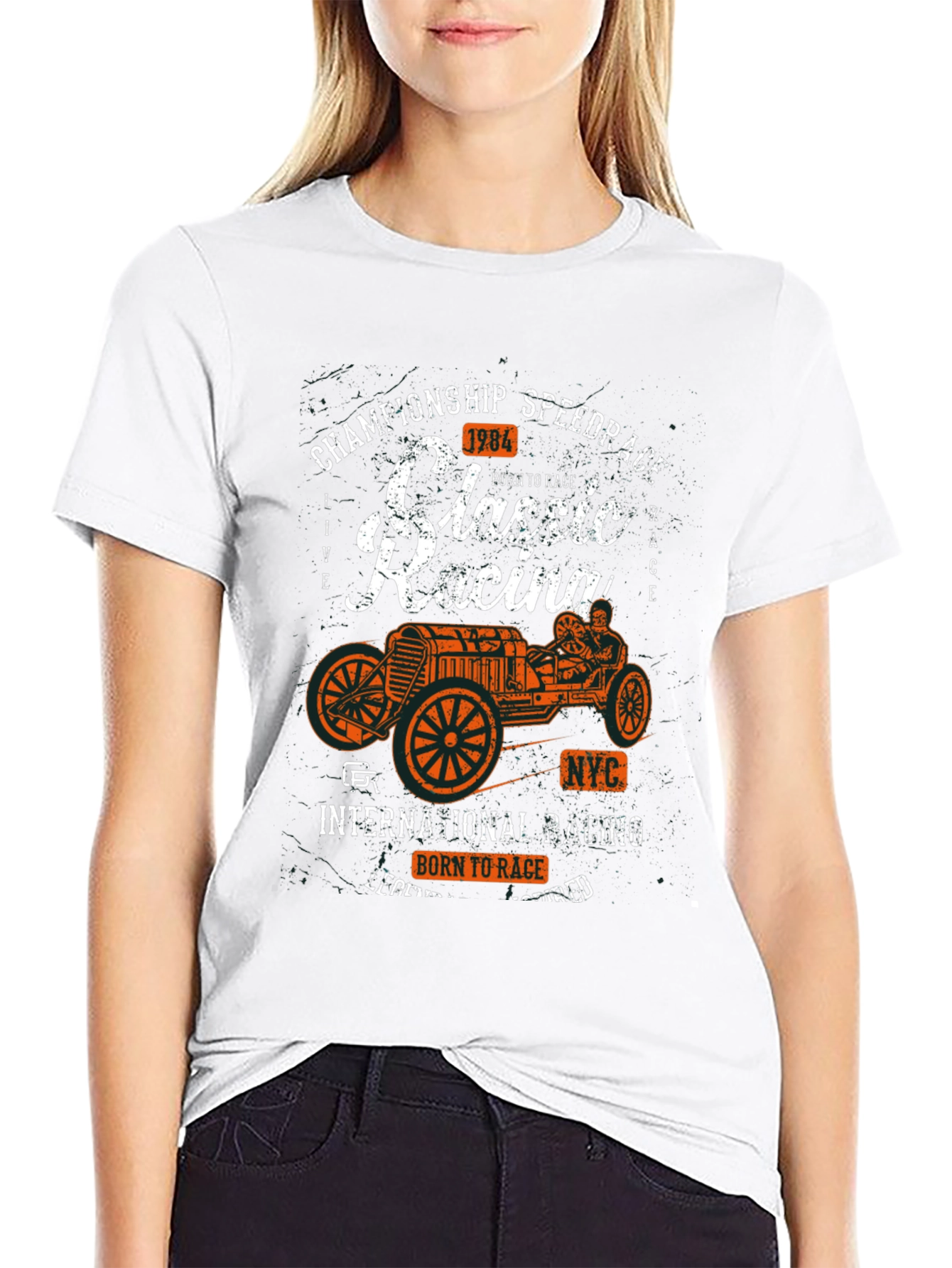Classic Racing Tee - Born to Race Speed