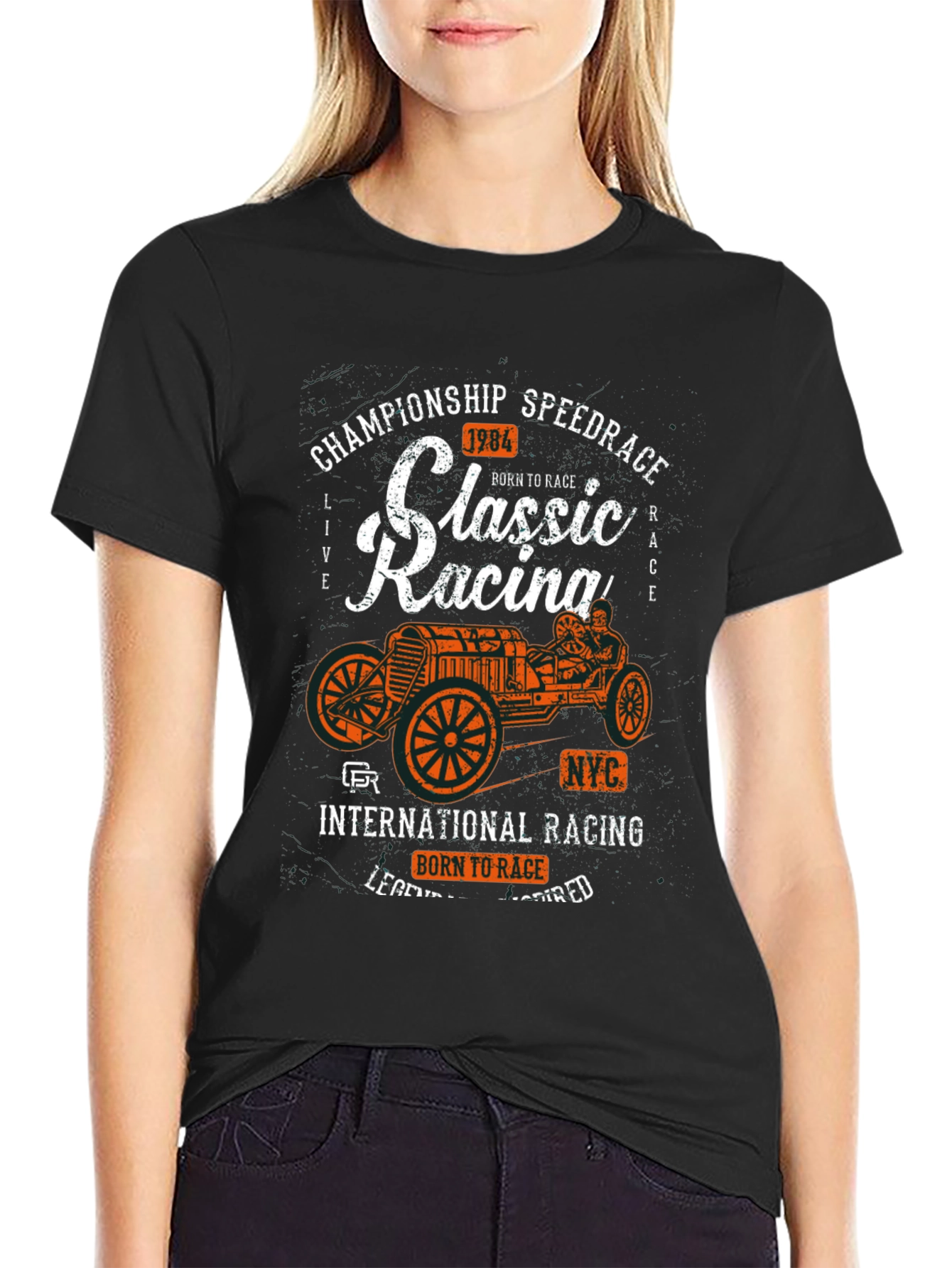 Classic Racing Tee - Born to Race Speed