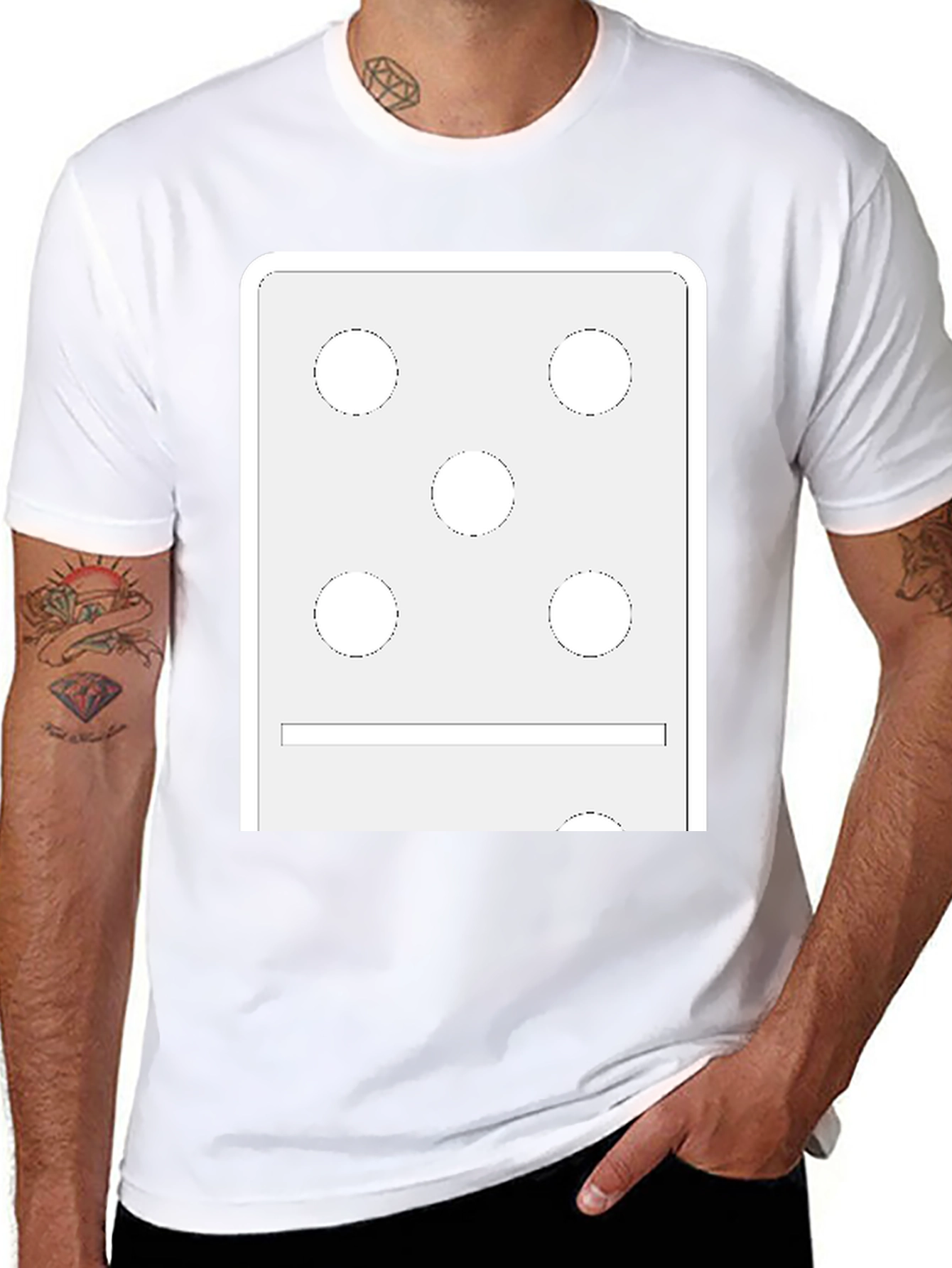 Domino Five-One T-Shirt - Lucky Dice Tee