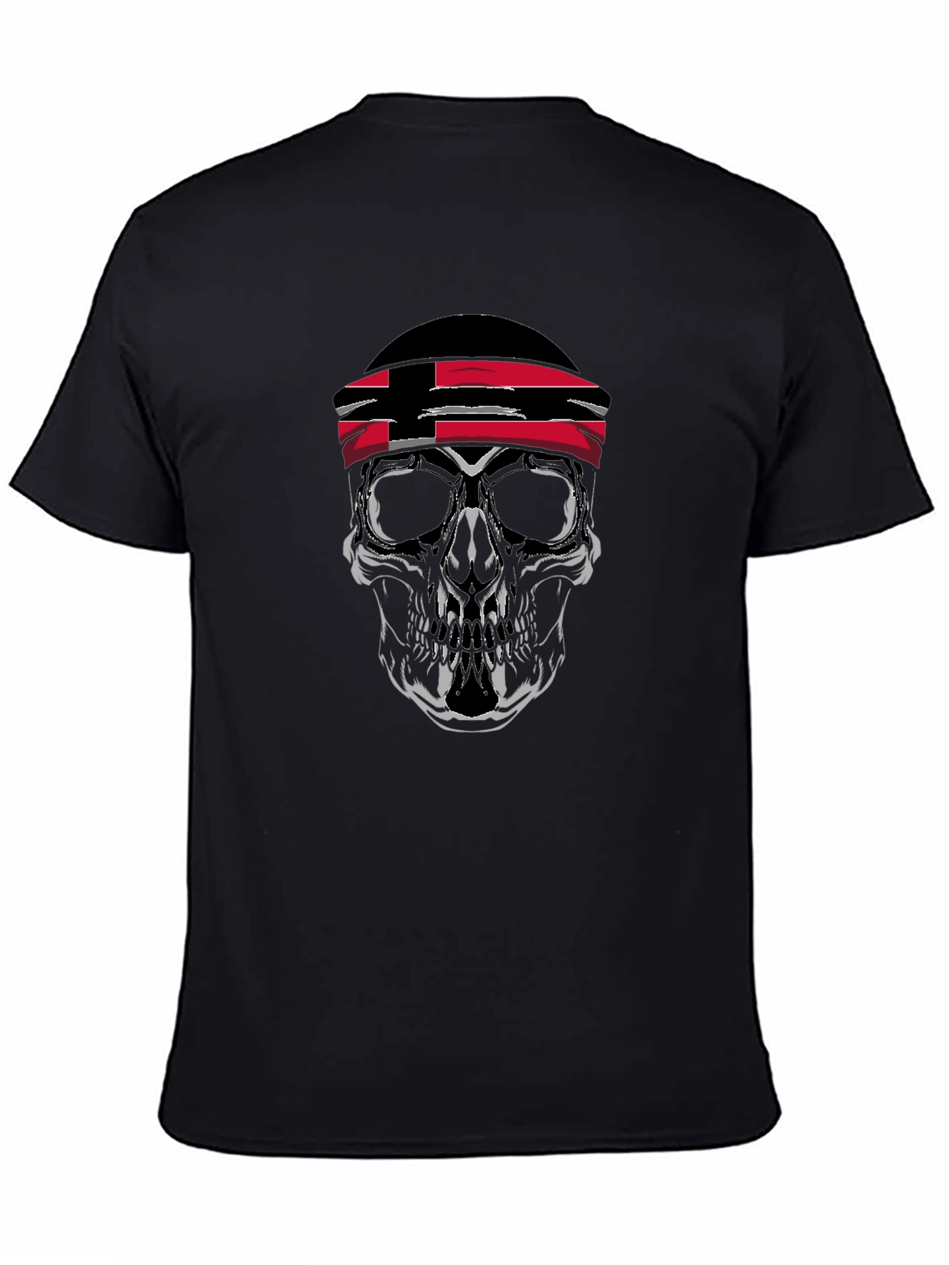 Skull T-Shirt - Trinidad & Tobago Flag Bandana