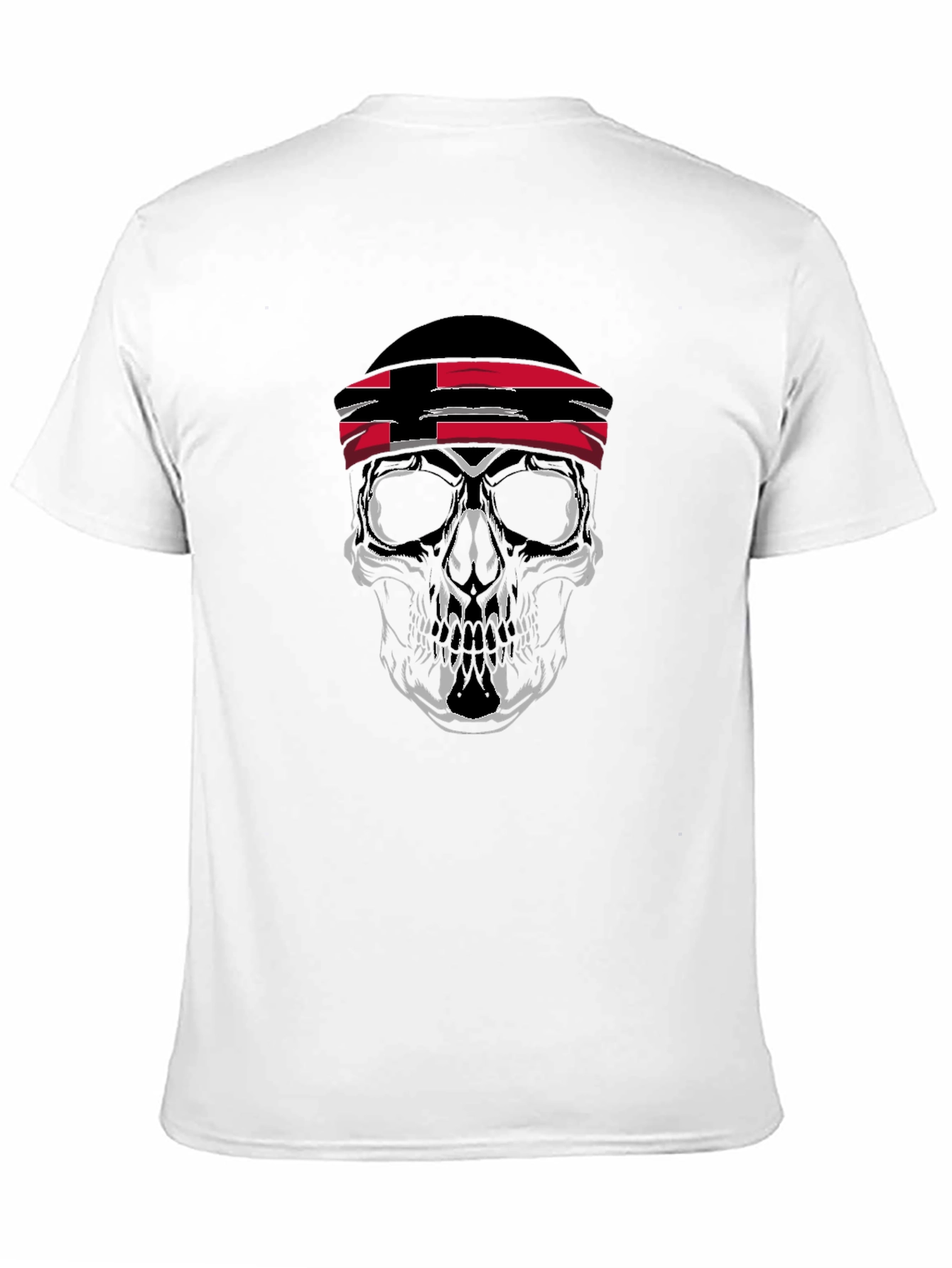 Skull T-Shirt - Trinidad & Tobago Flag Bandana