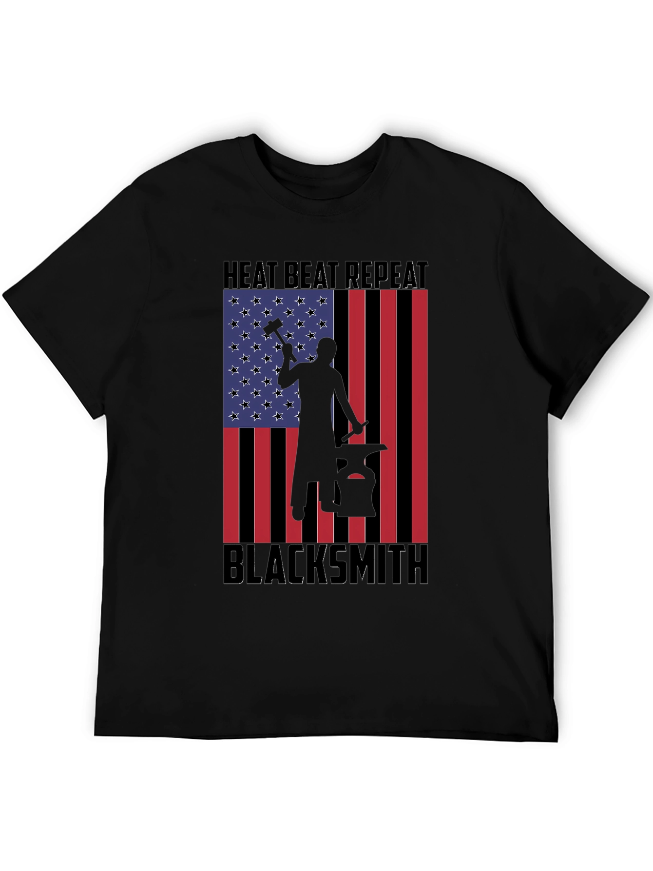 Blacksmith American Flag Graphic Tee