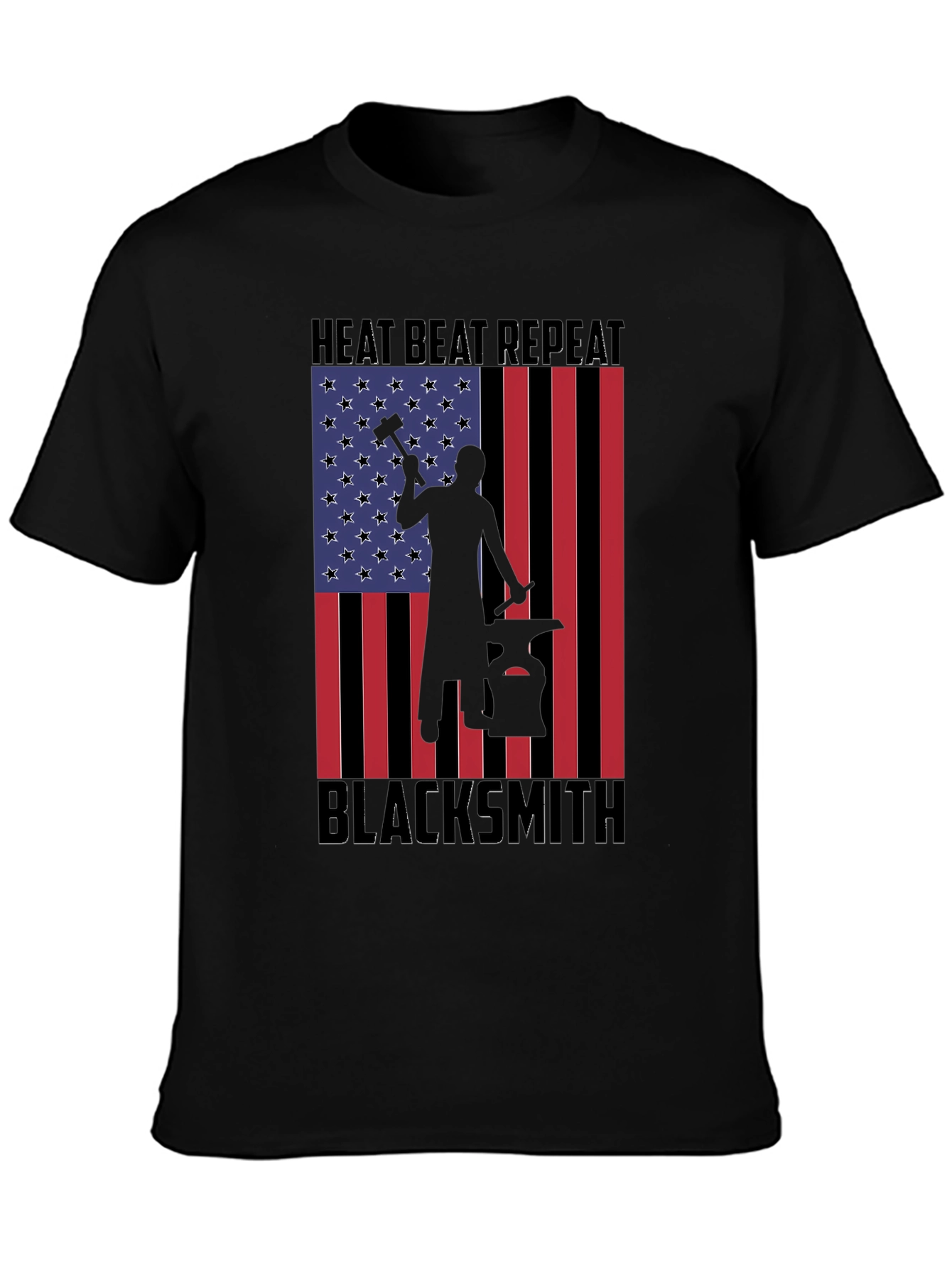 Blacksmith American Flag Graphic Tee