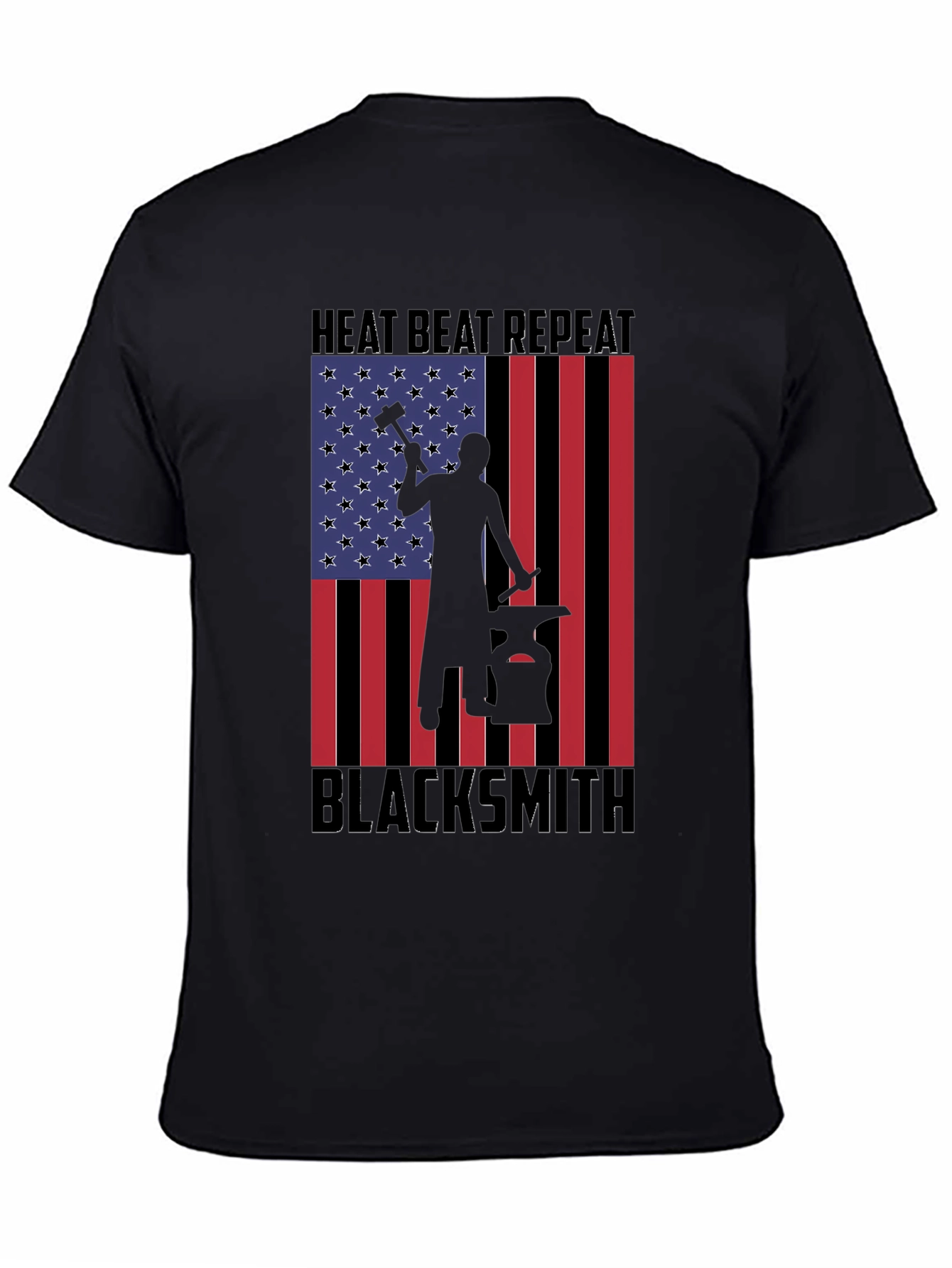 Blacksmith American Flag Graphic Tee