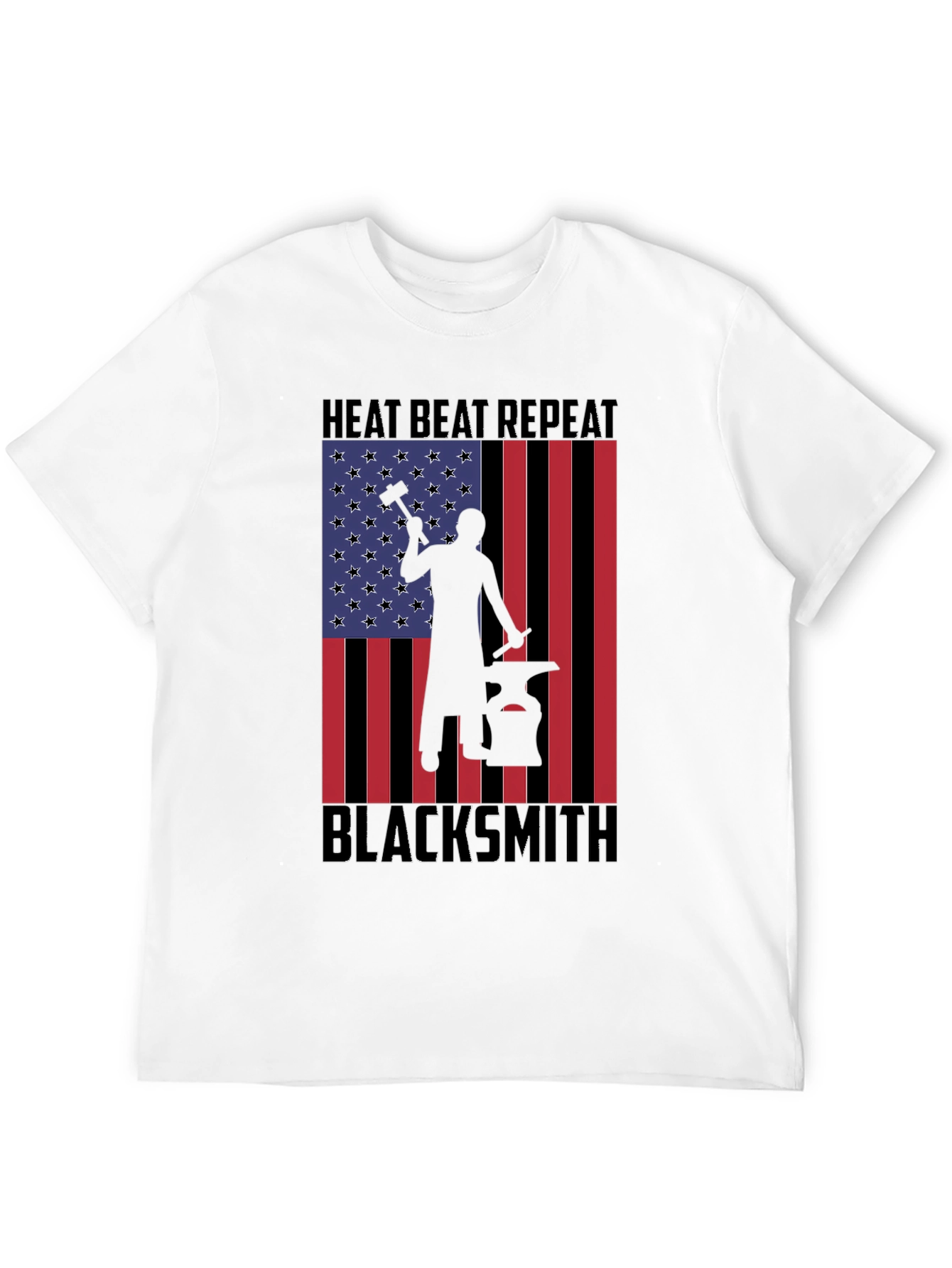 Blacksmith American Flag Graphic Tee