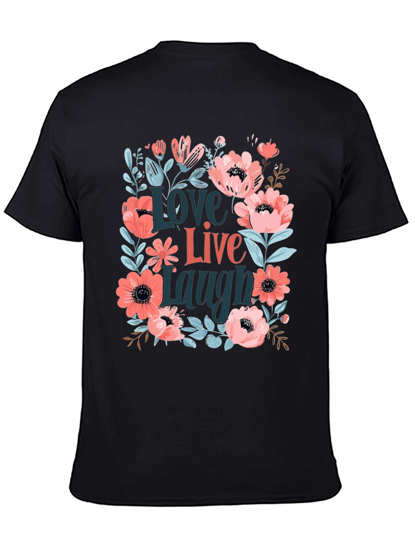 Floral Love Live Laugh Graphic Tee