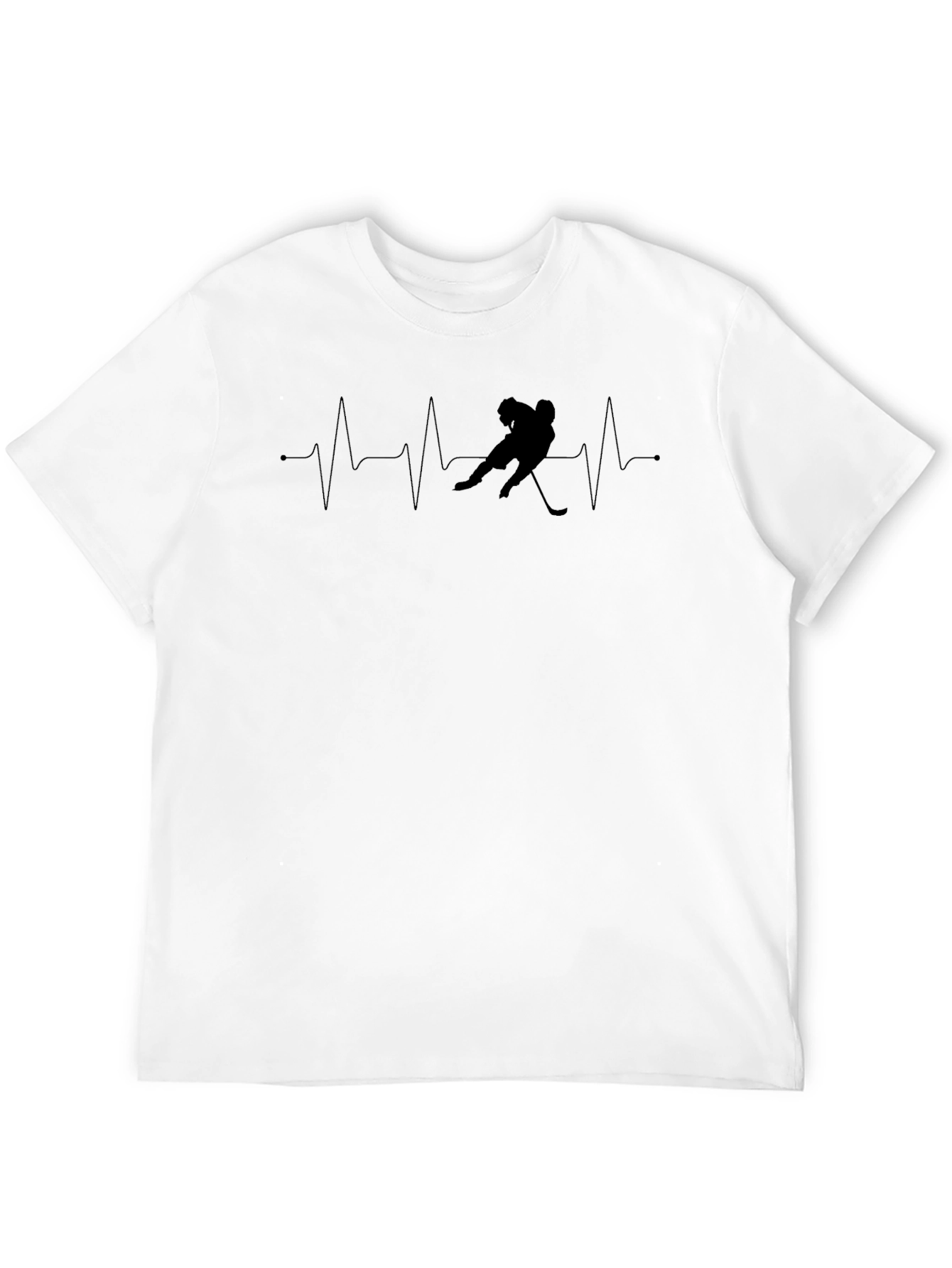 Hockey Heartbeat T-Shirt - Sport Fan Tee