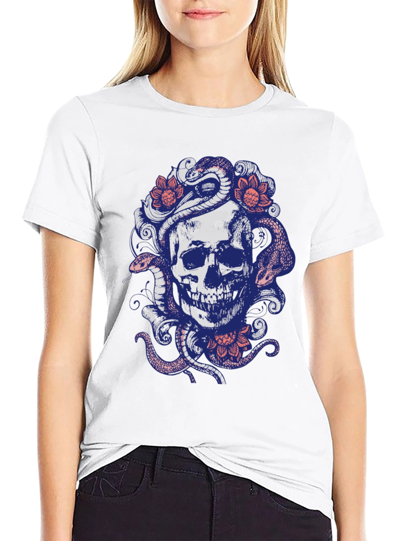 Skull & Snakes Graphic Tee