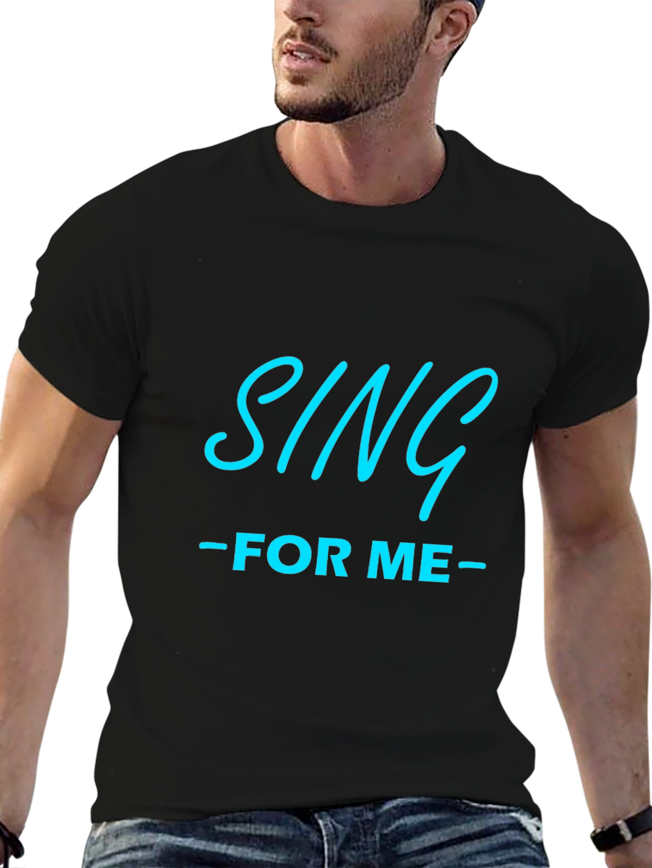 Sing For Me Black Graphic Tee