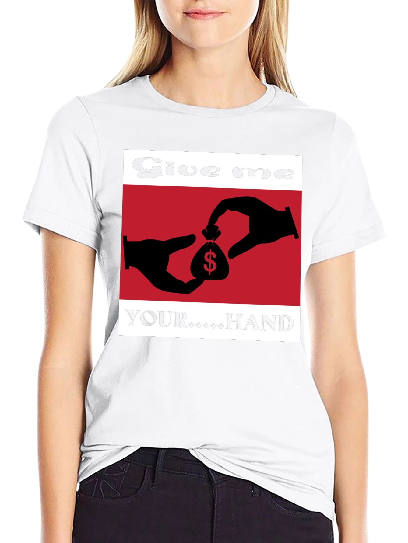 Give me your hand t-shirt