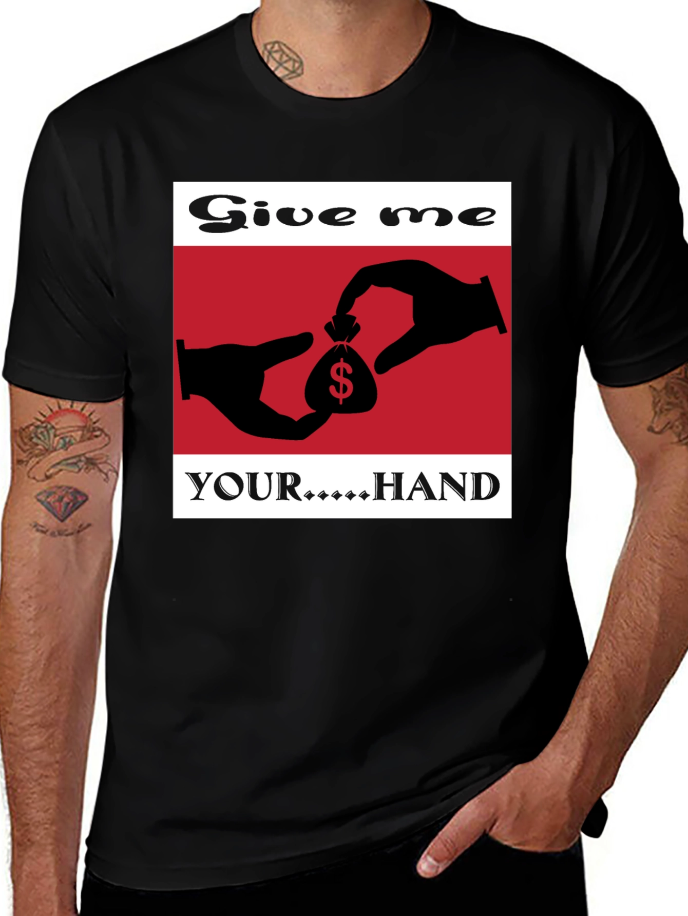 Give me your hand t-shirt