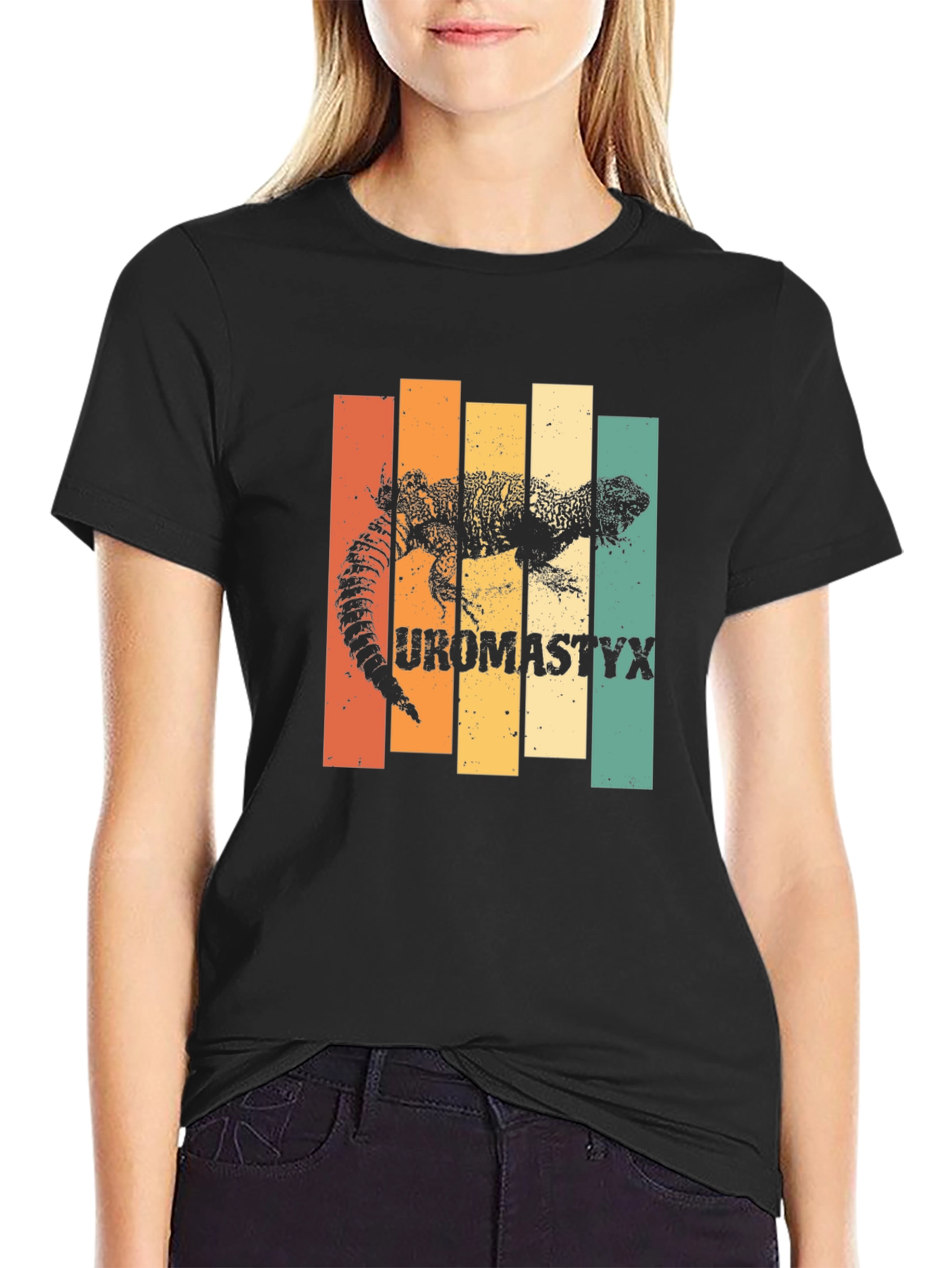 Uromastyx Lizard Retro T-Shirt