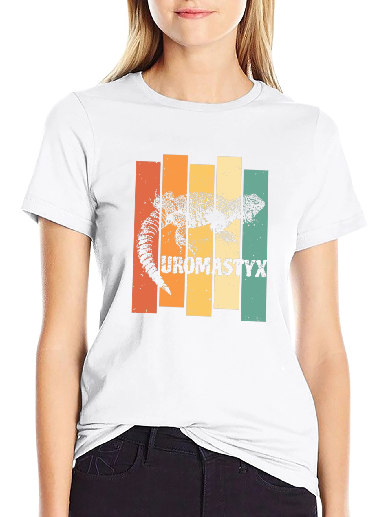 Uromastyx Lizard Retro T-Shirt