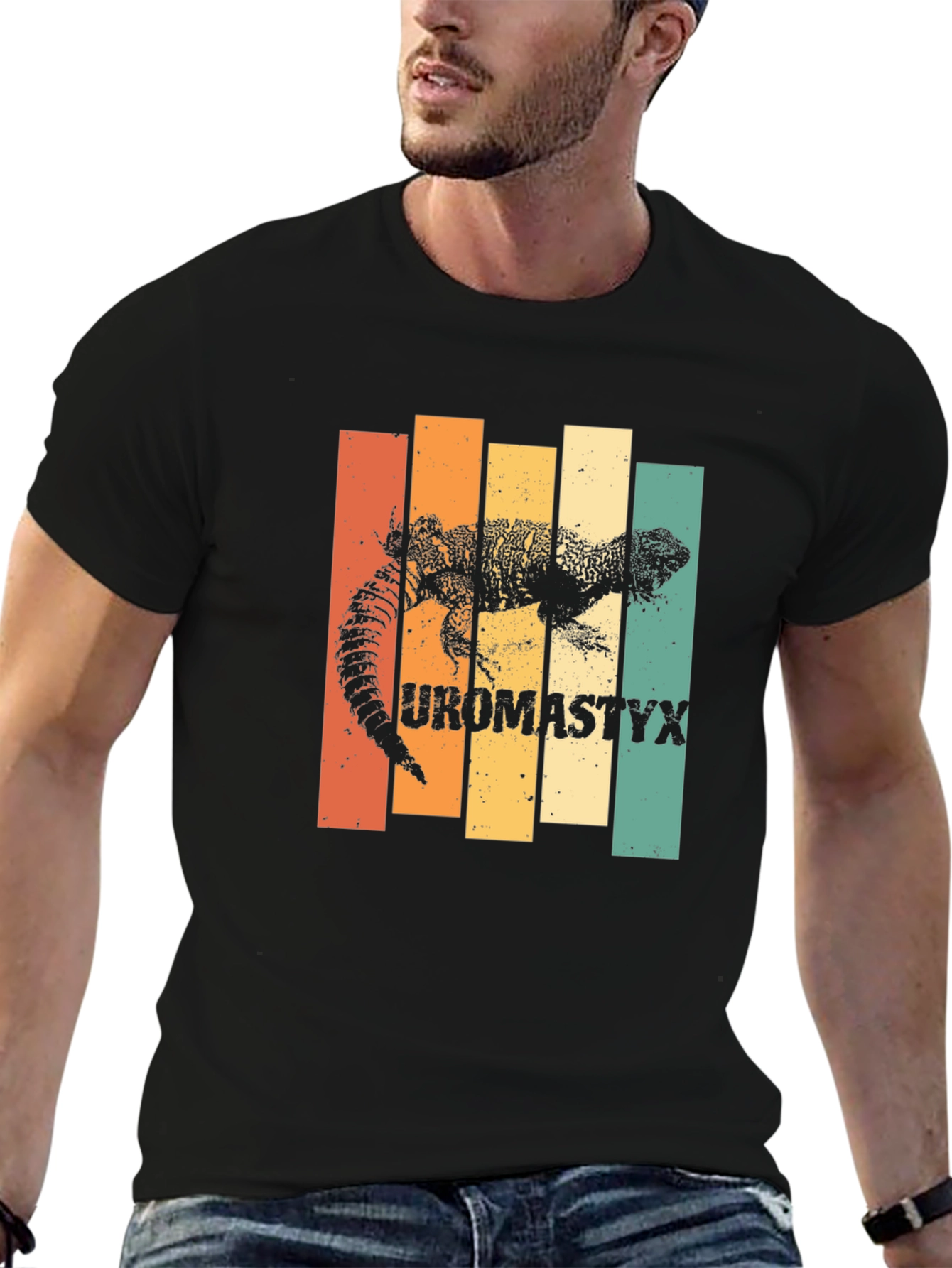 Uromastyx Lizard Retro T-Shirt
