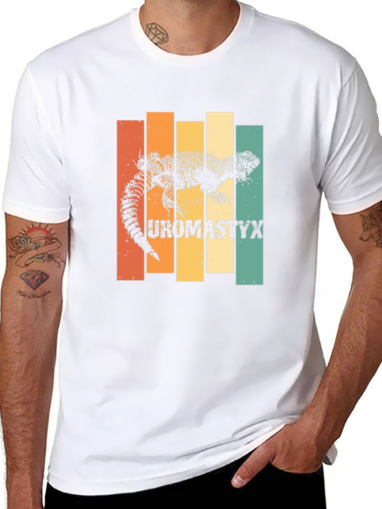 Uromastyx Lizard Retro T-Shirt