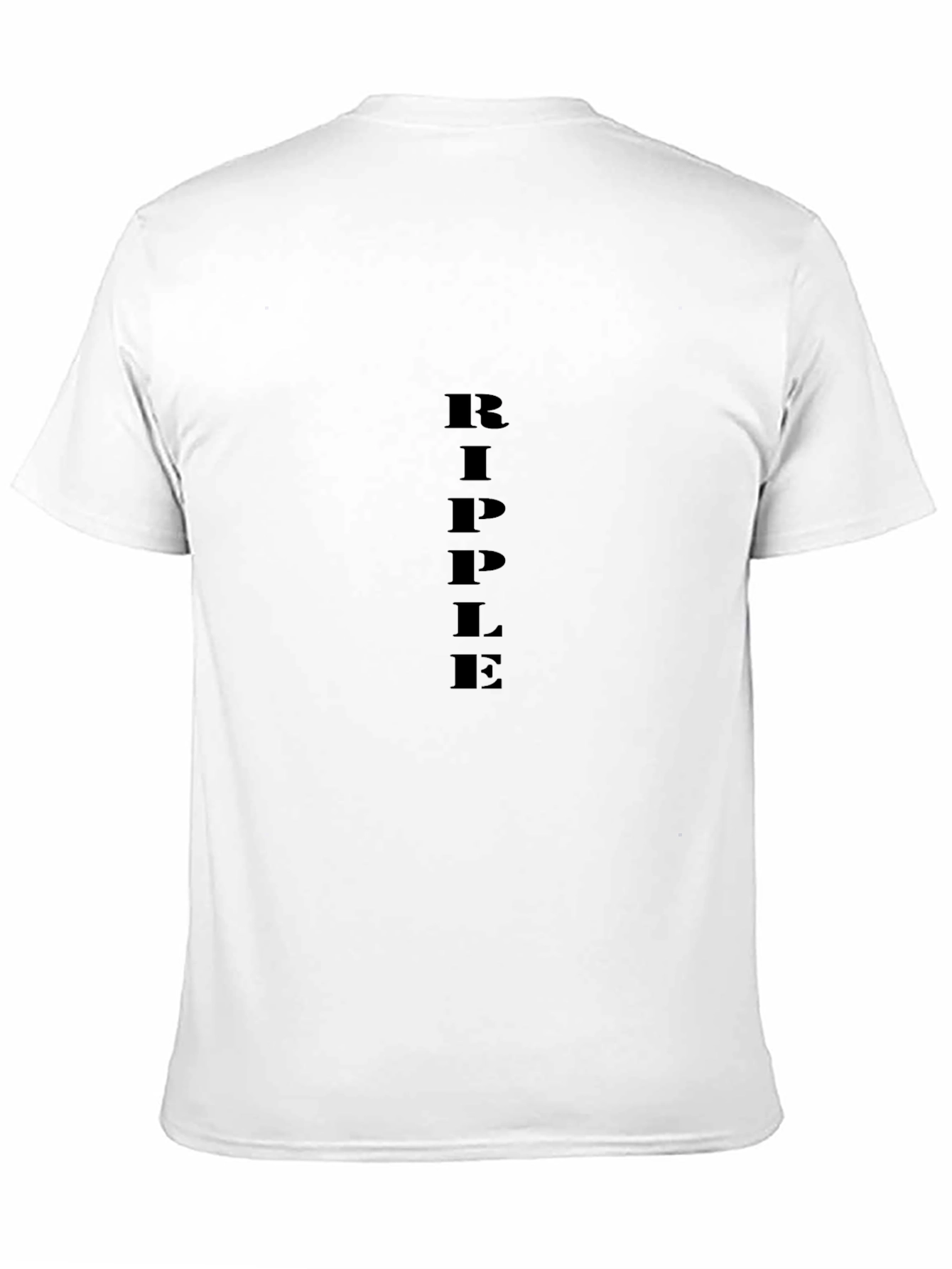 Ripple Black T-Shirt Casual Wear