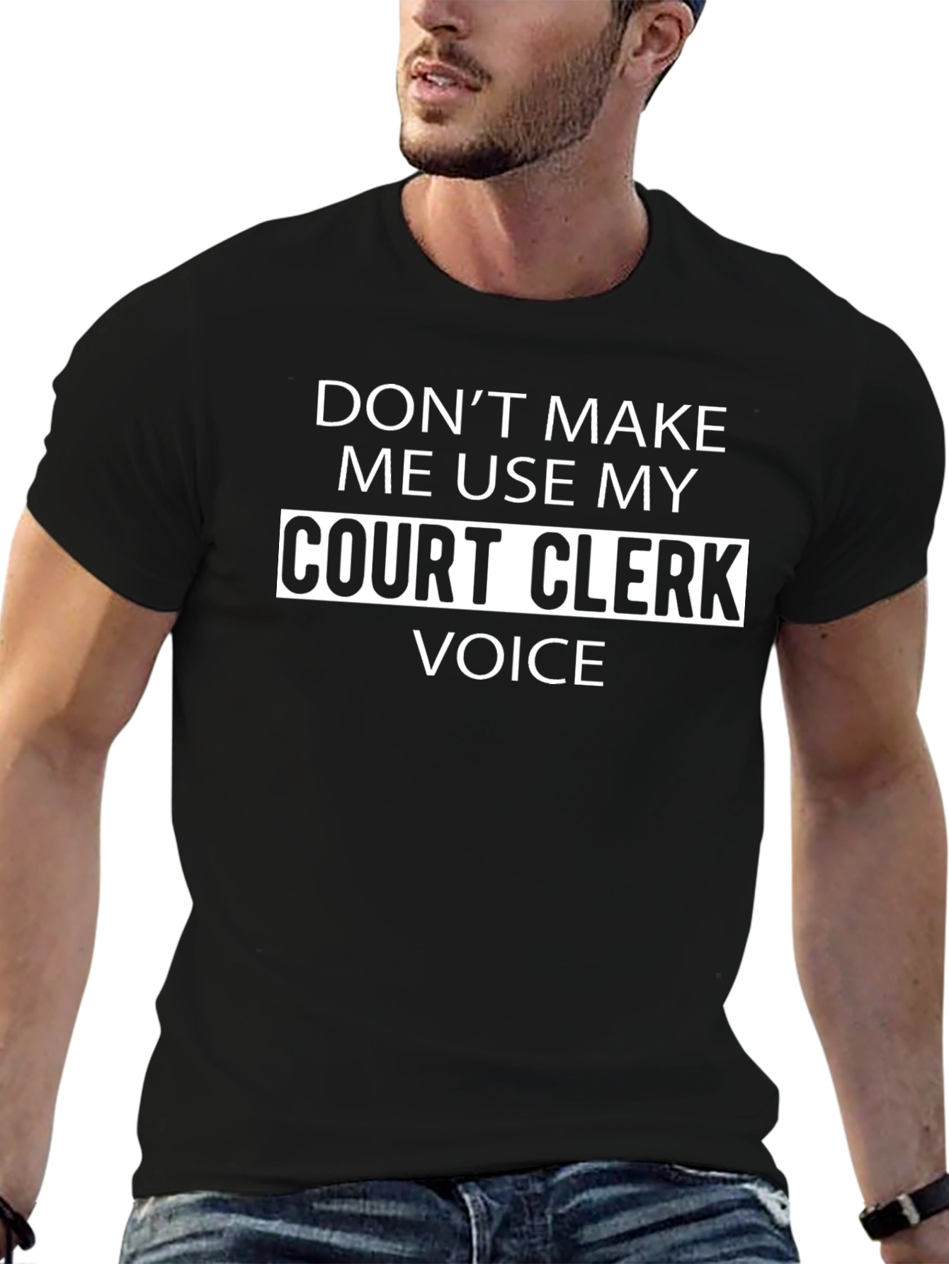 Court Clerk Voice T-Shirt - Funny Job Tee