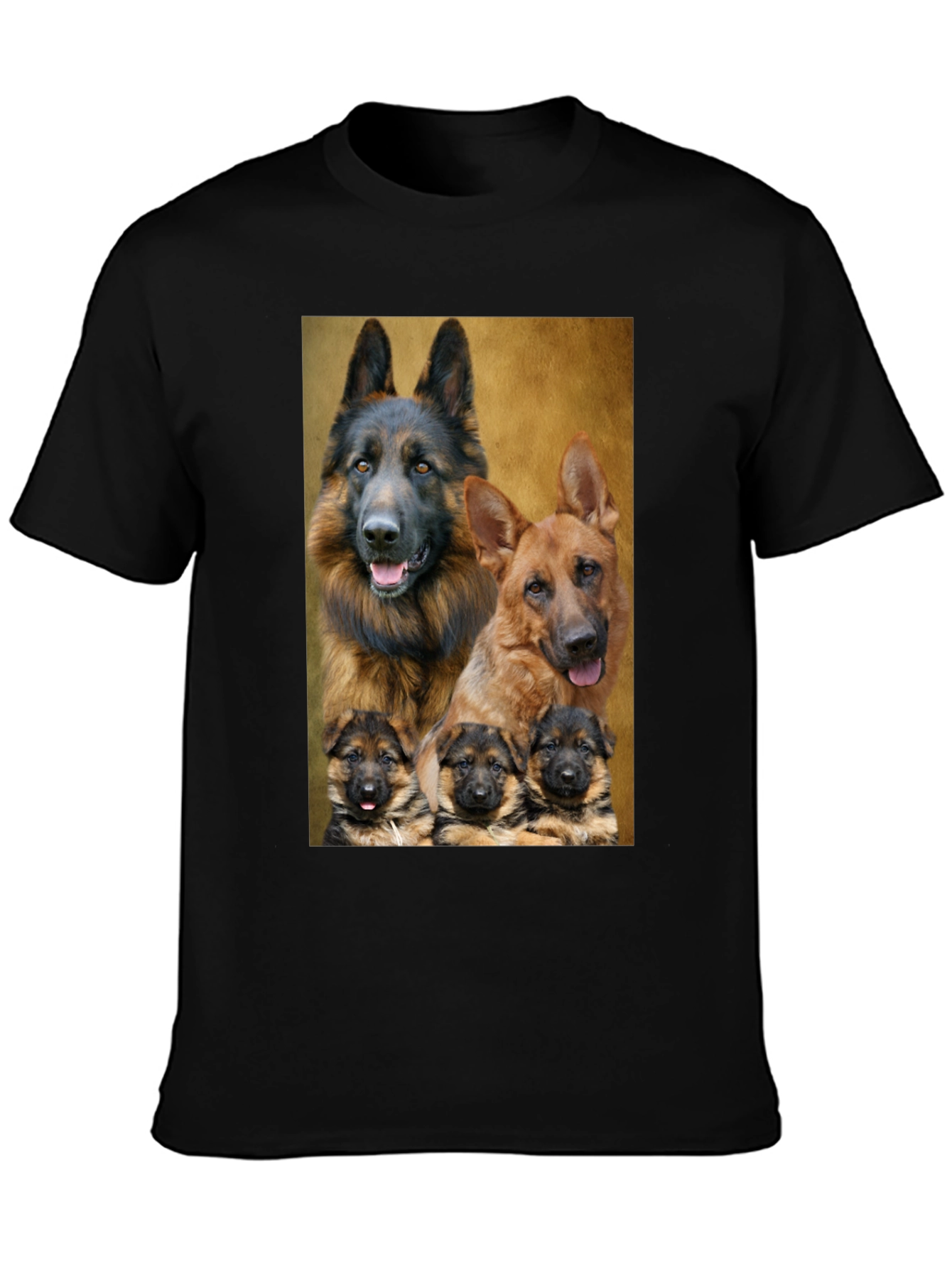 German Shepherd Family T-Shirt - Dog Lover Tee