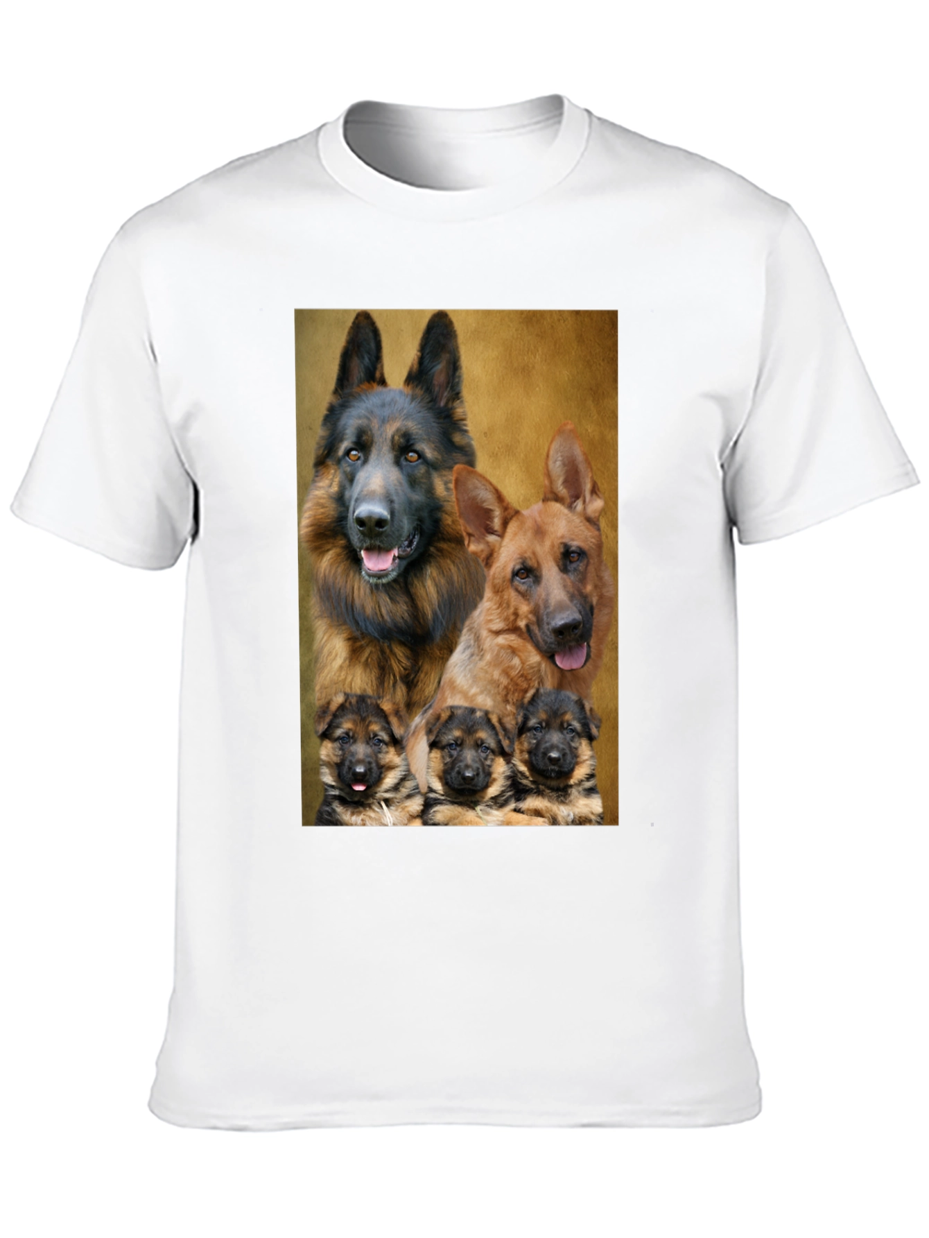German Shepherd Family T-Shirt - Dog Lover Tee