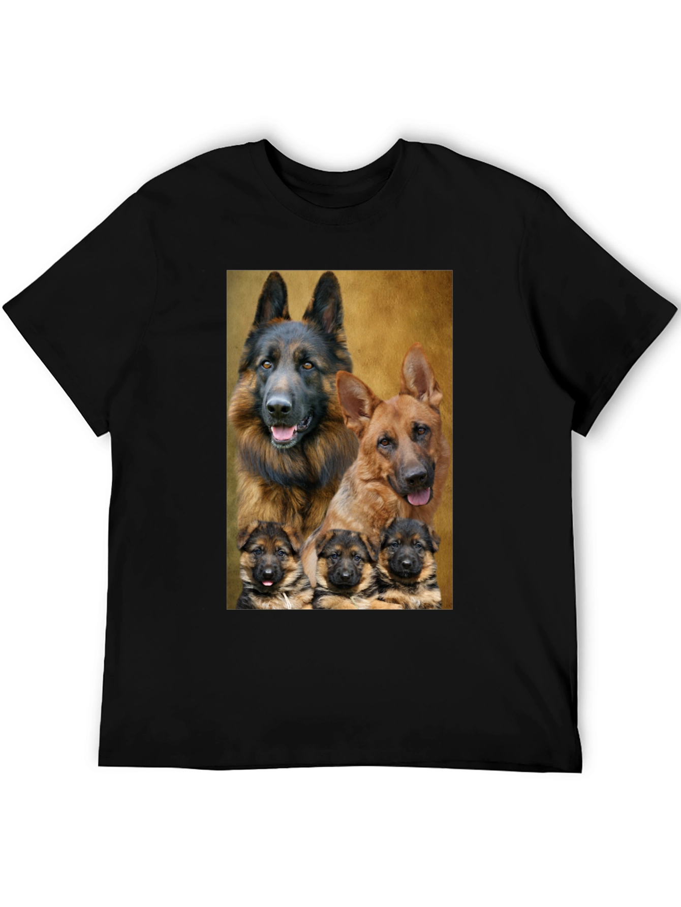 German Shepherd Family T-Shirt - Dog Lover Tee