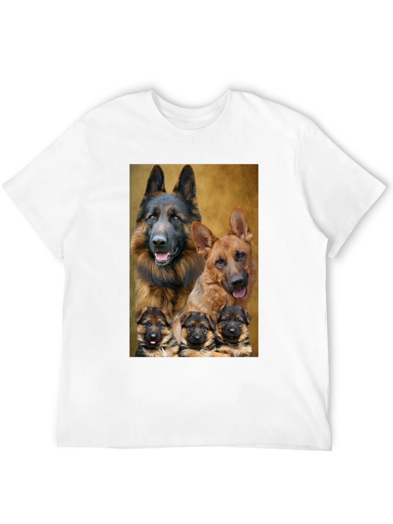 German Shepherd Family T-Shirt - Dog Lover Tee