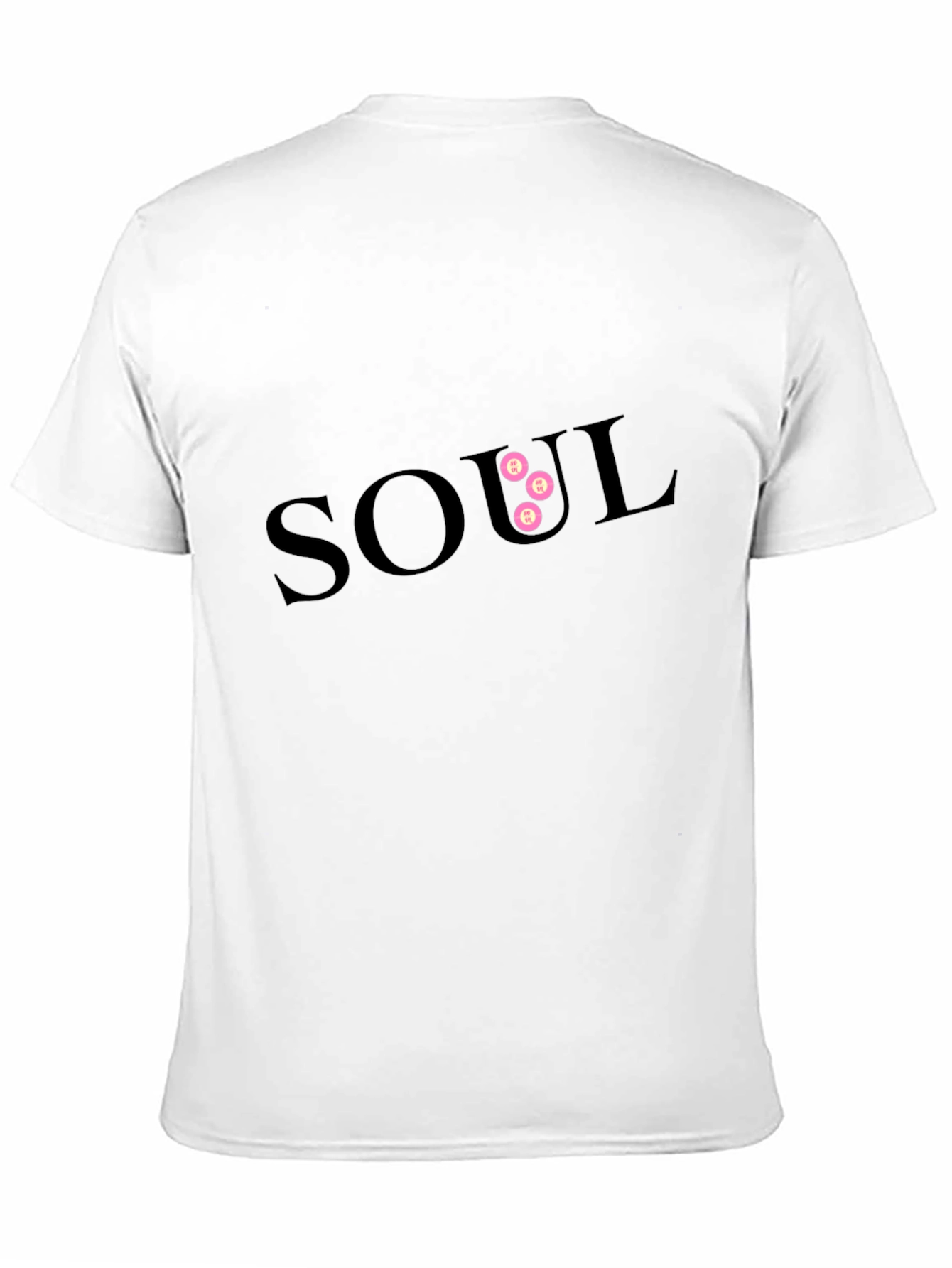 SOUL Graphic Print Mens Black T-Shirt