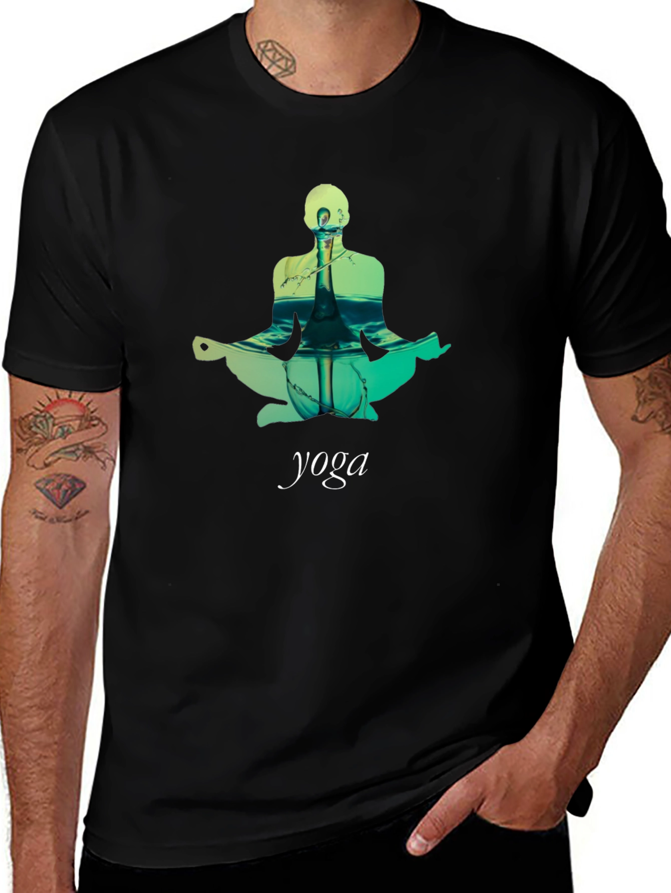Yoga Pose T-Shirt - Meditative Design