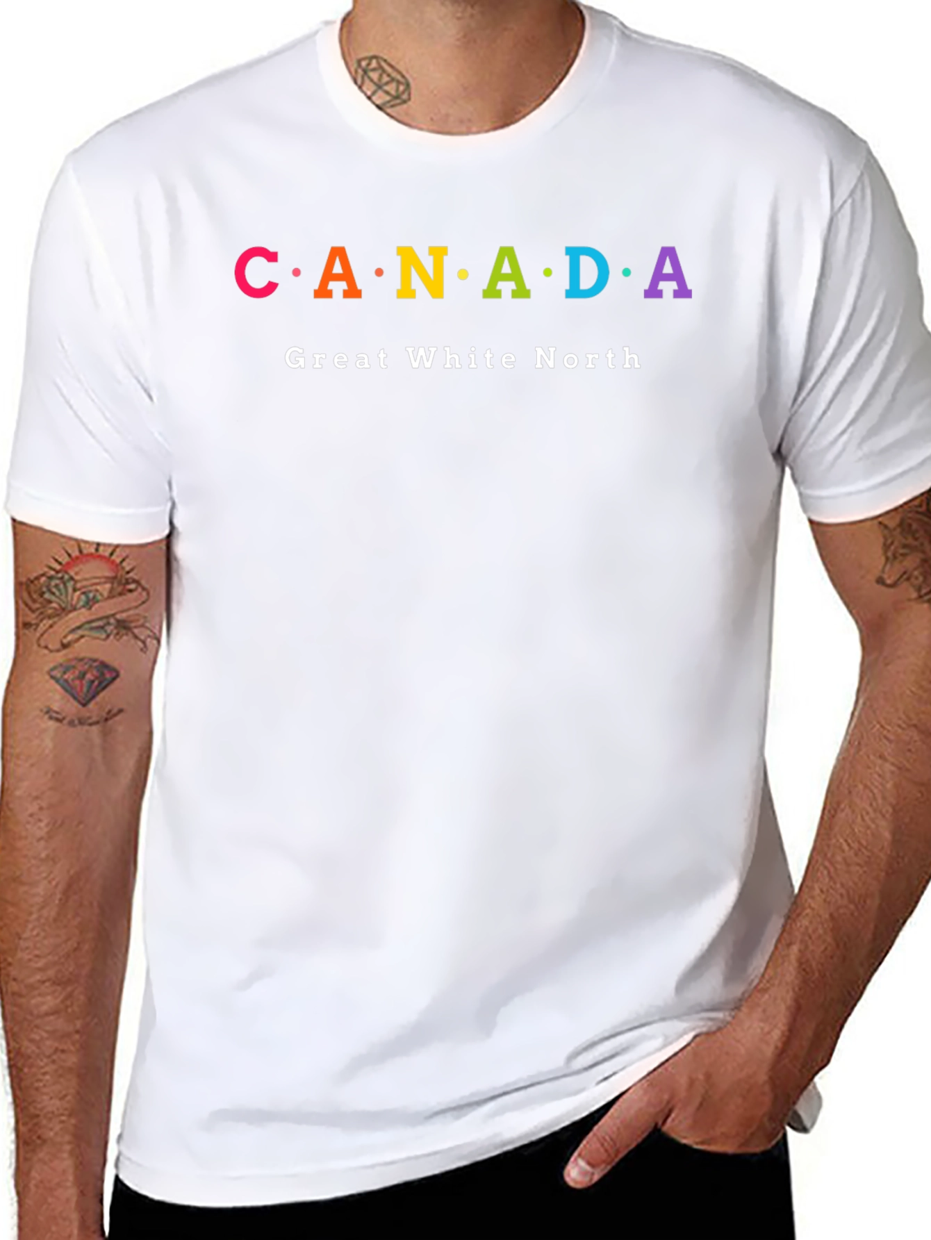 Canada Great White North Graphic Tee