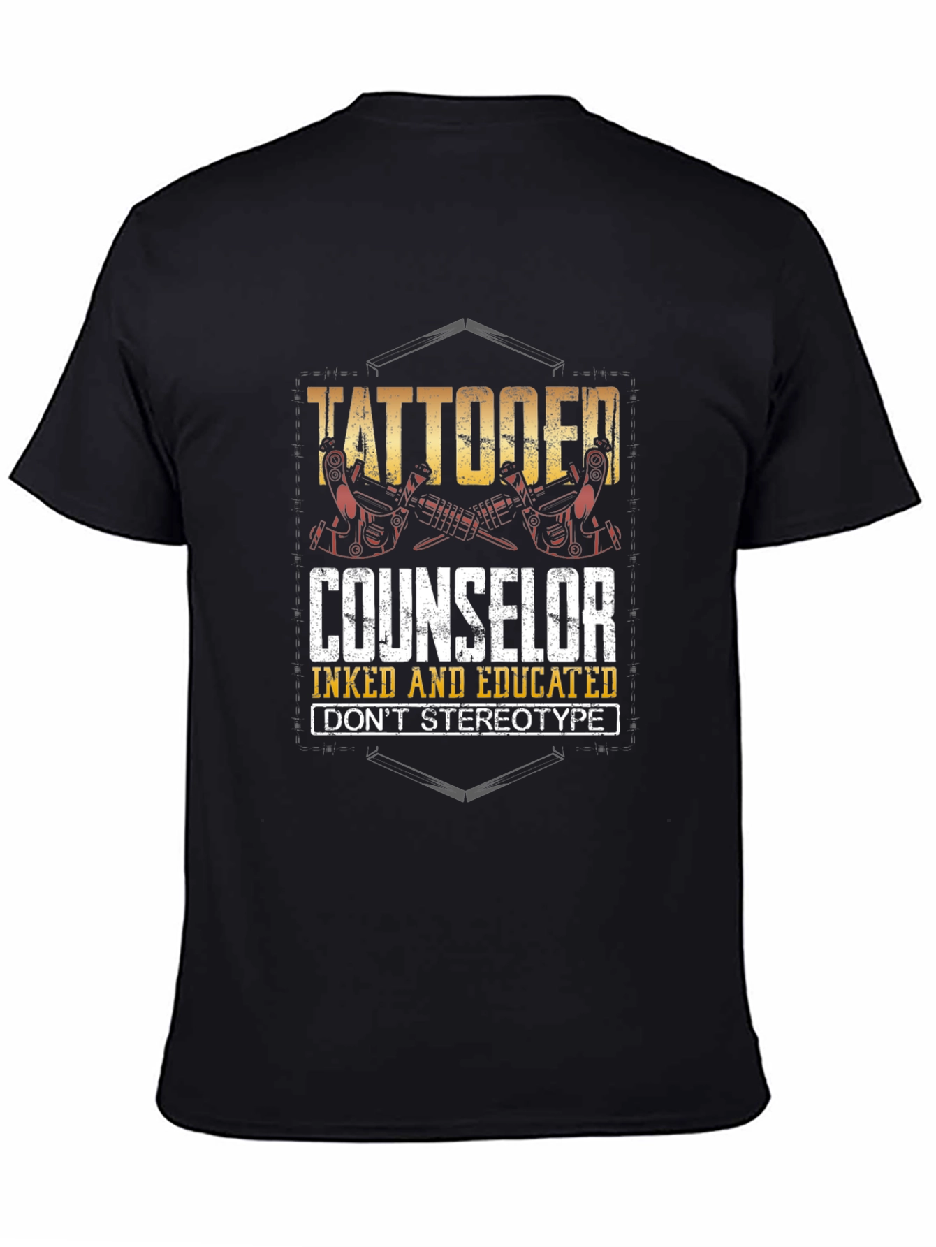 Tattooed Counselor T-Shirt - Inked and Educated