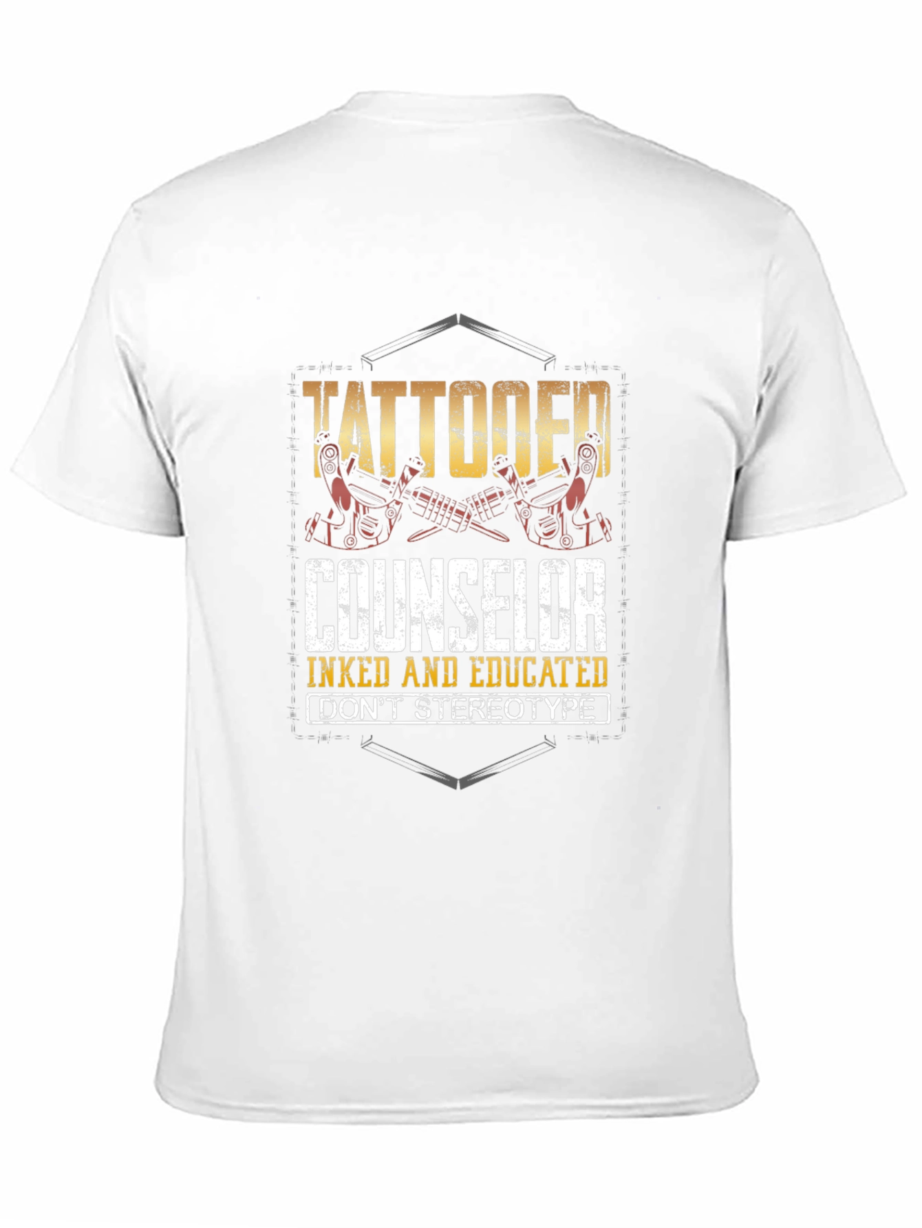 Tattooed Counselor T-Shirt - Inked and Educated