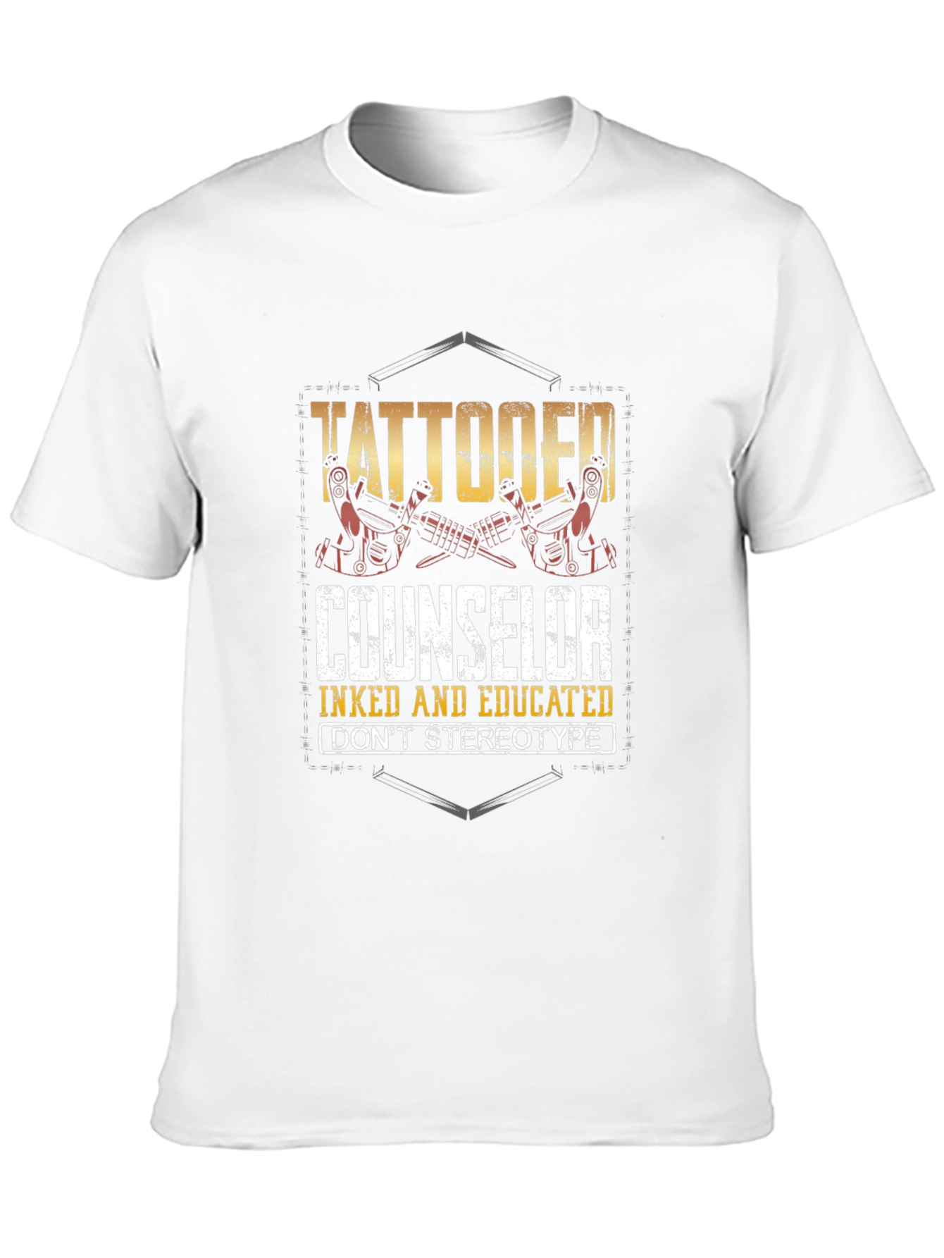 Tattooed Counselor T-Shirt - Inked and Educated