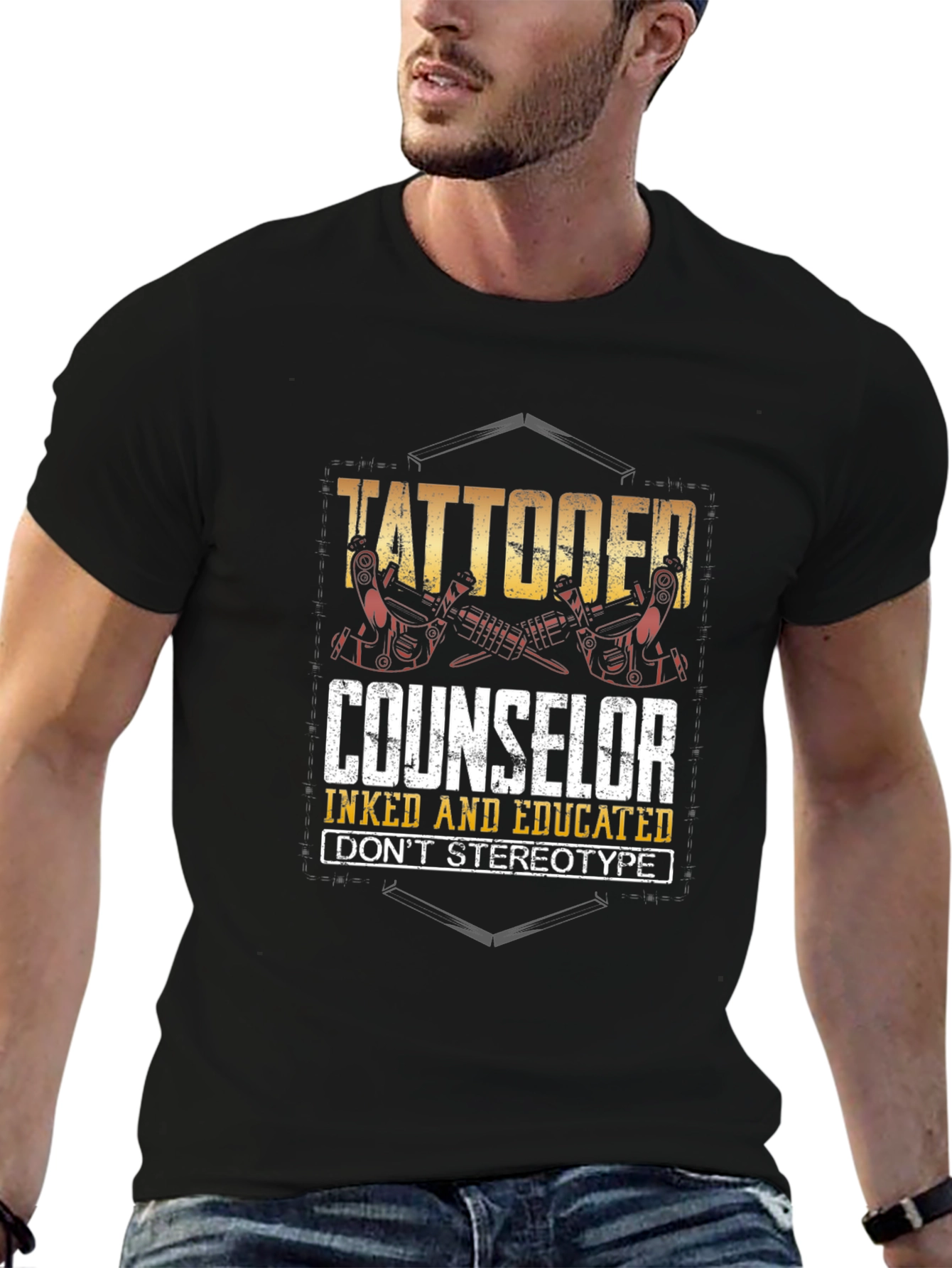 Tattooed Counselor T-Shirt - Inked and Educated