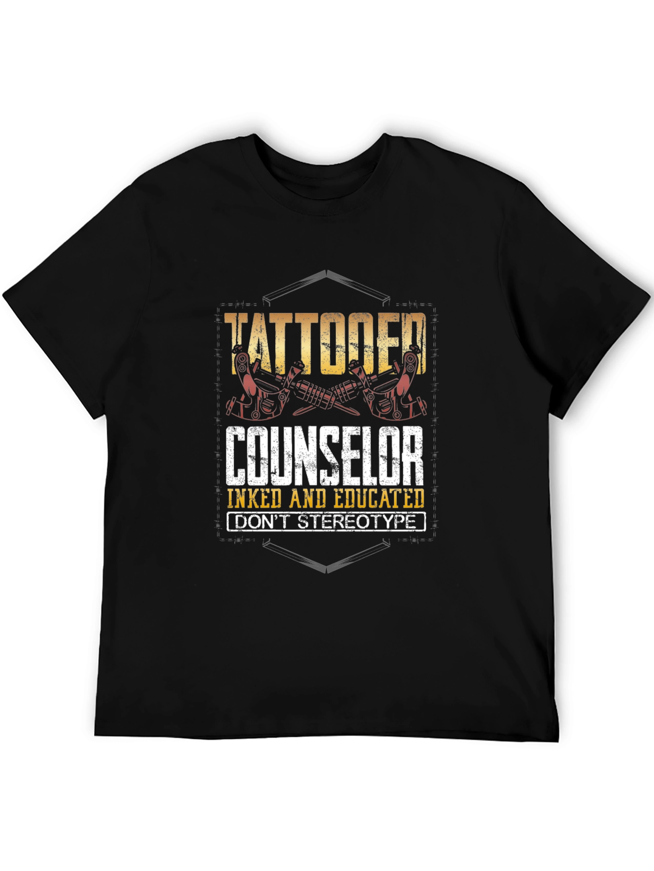 Tattooed Counselor T-Shirt - Inked and Educated