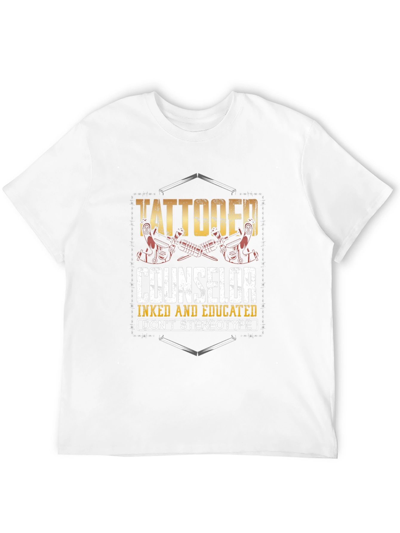 Tattooed Counselor T-Shirt - Inked and Educated