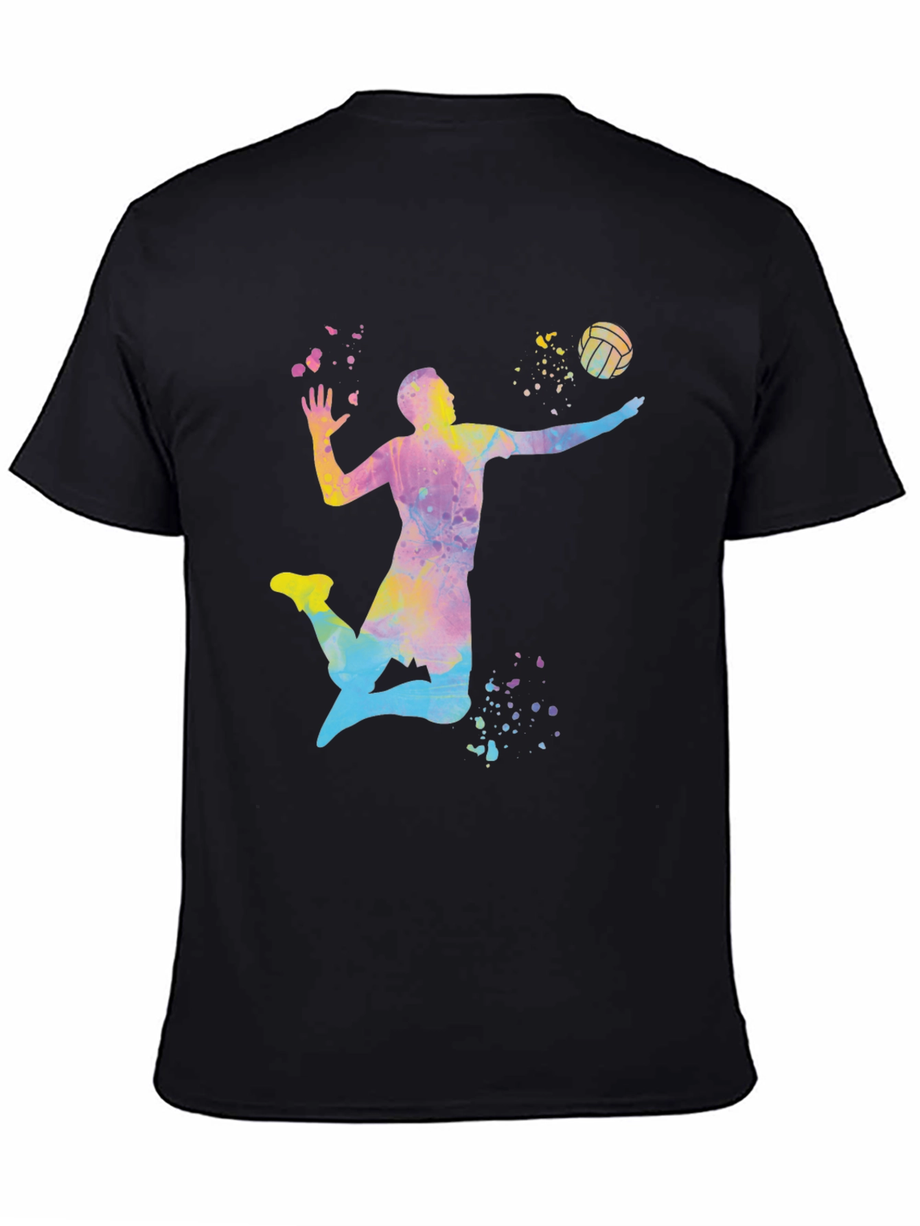 Volleyball Player Graphic T-Shirt - Stylish Sport Tee