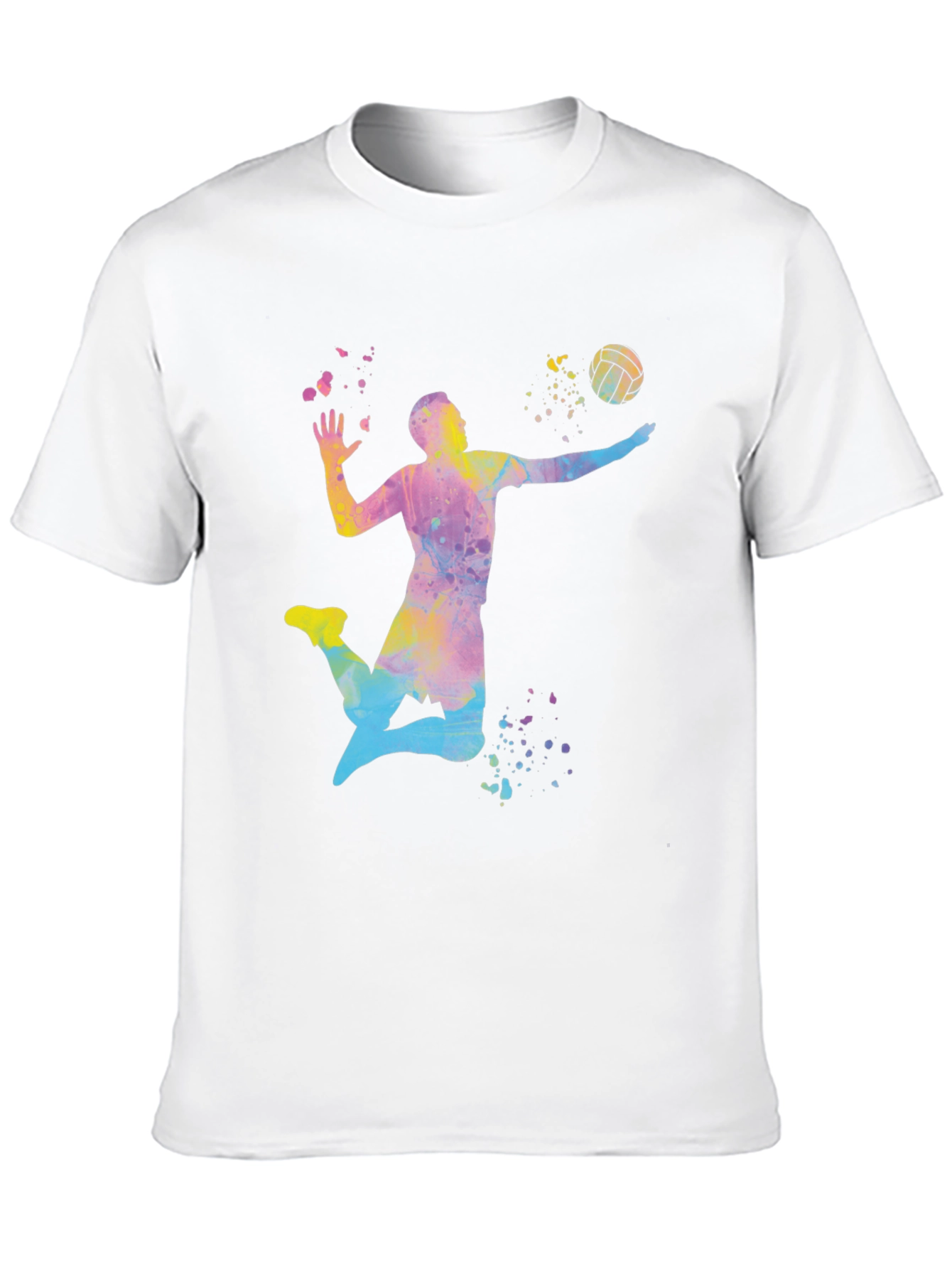 Volleyball Player Graphic T-Shirt - Stylish Sport Tee