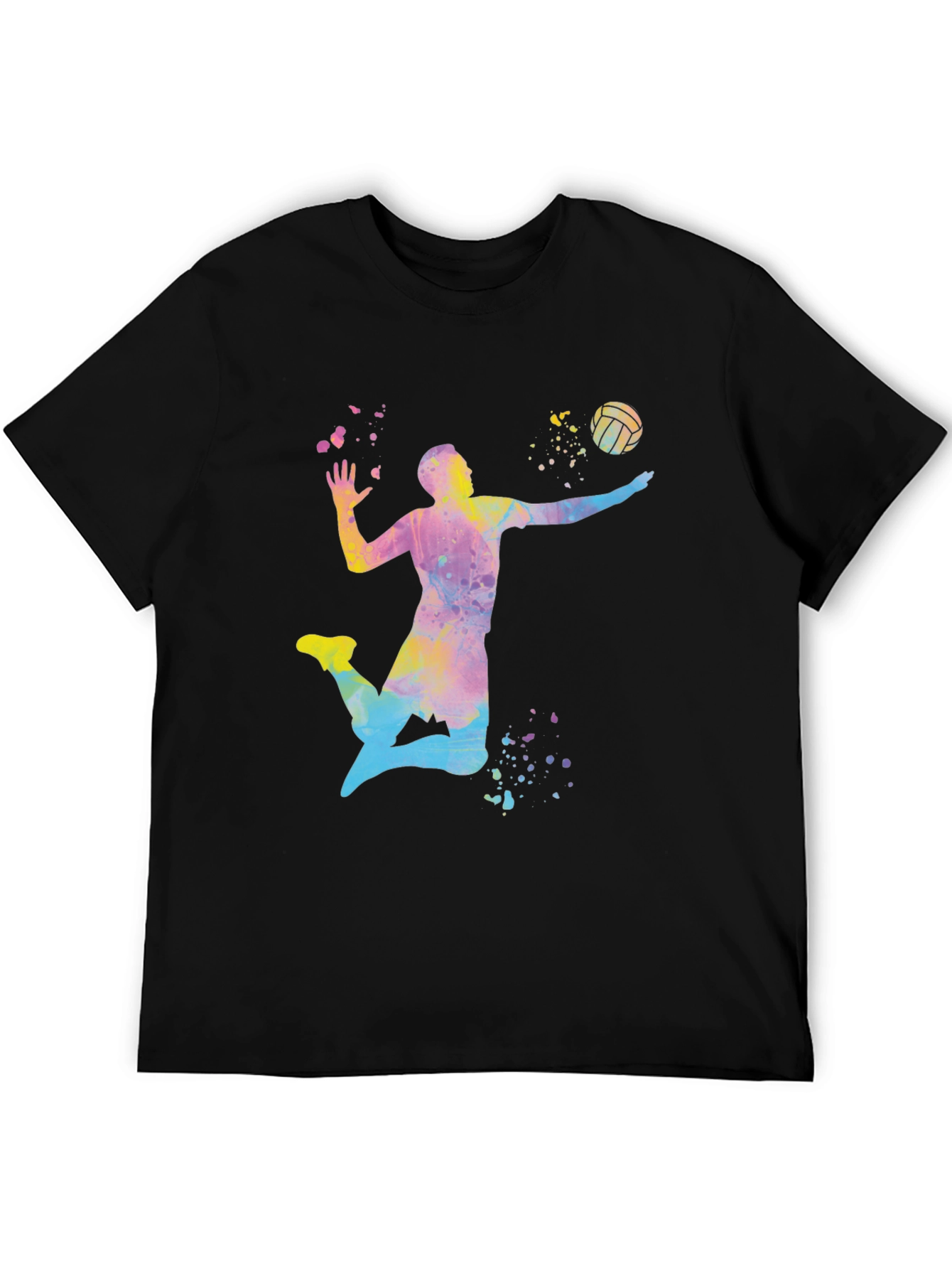Volleyball Player Graphic T-Shirt - Stylish Sport Tee