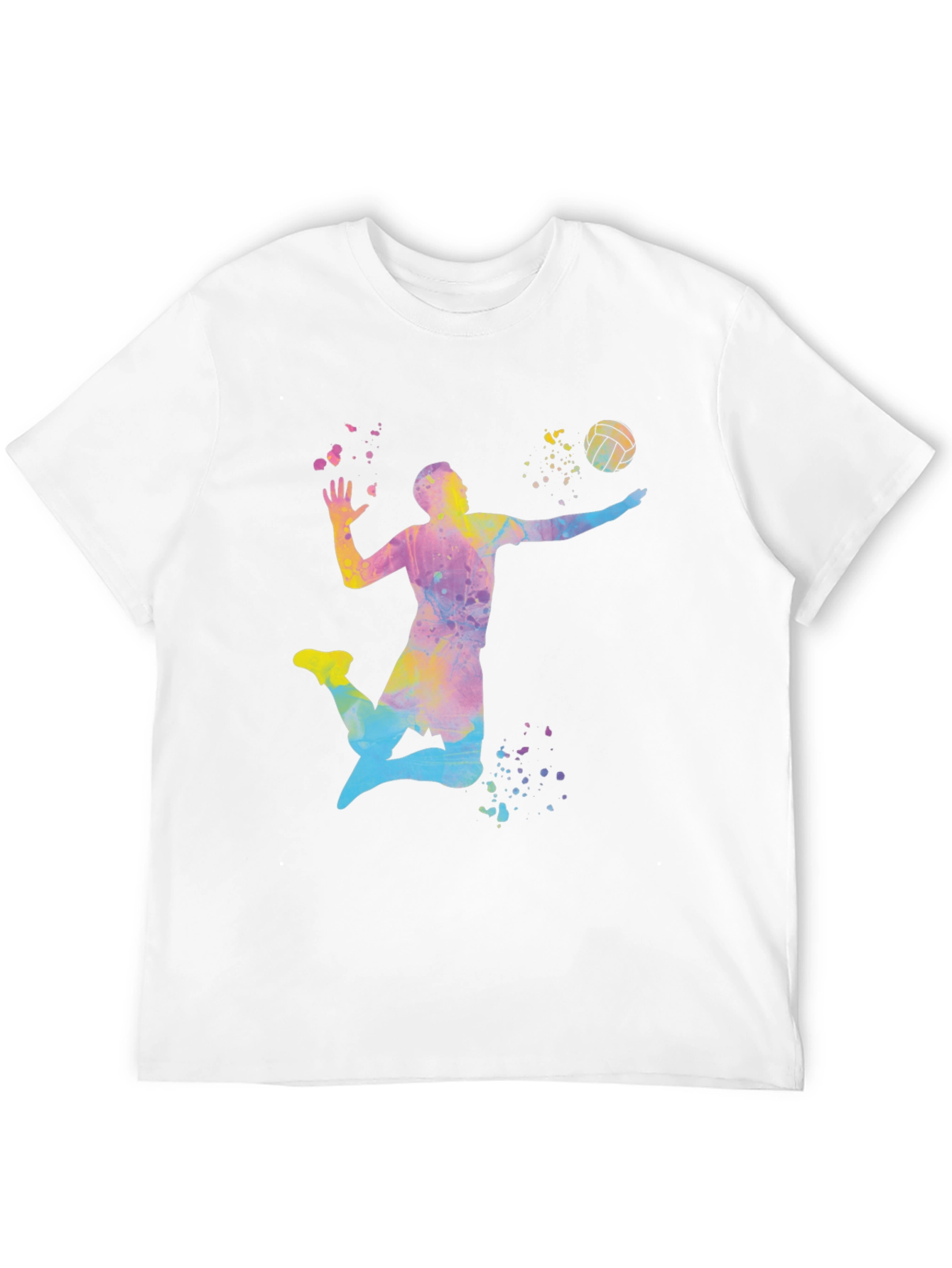 Volleyball Player Graphic T-Shirt - Stylish Sport Tee