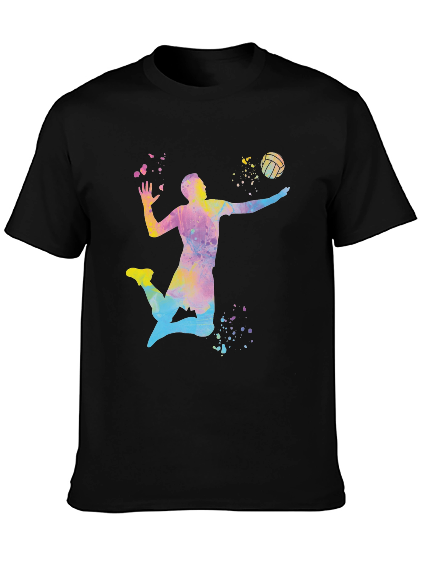 Volleyball Player Graphic T-Shirt - Stylish Sport Tee