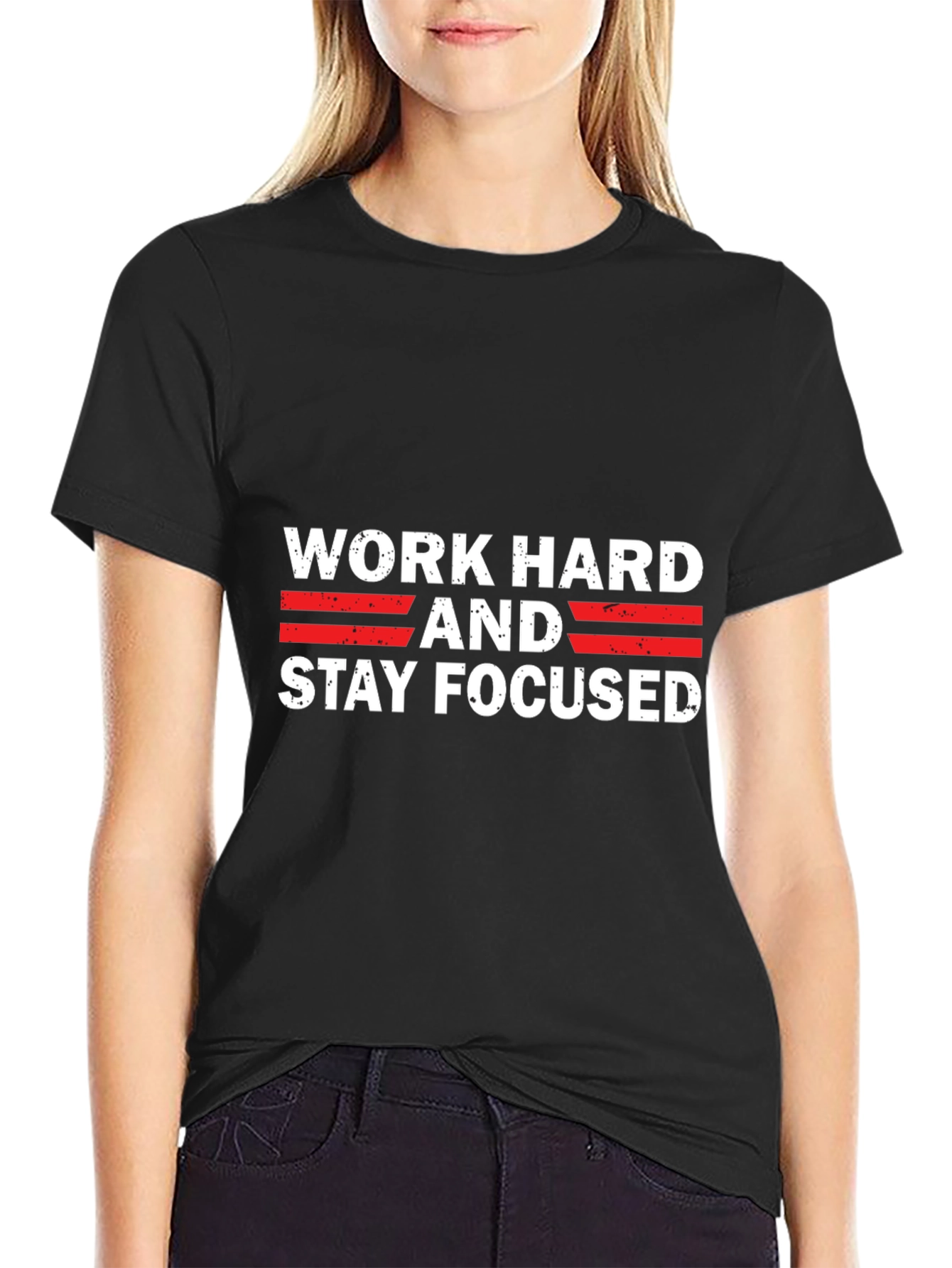 Work Hard Stay Focused Graphic Tee