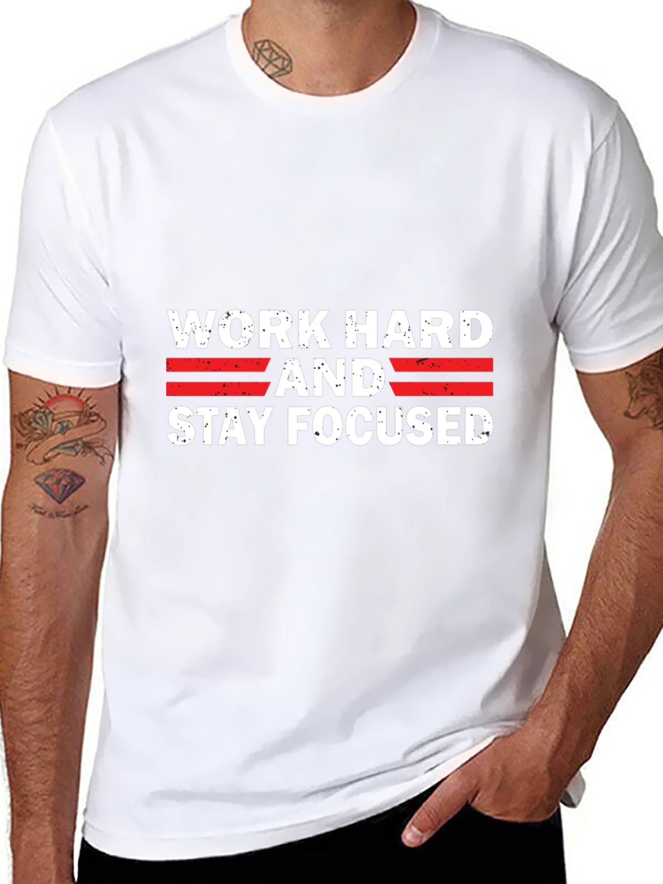Work Hard Stay Focused Graphic Tee