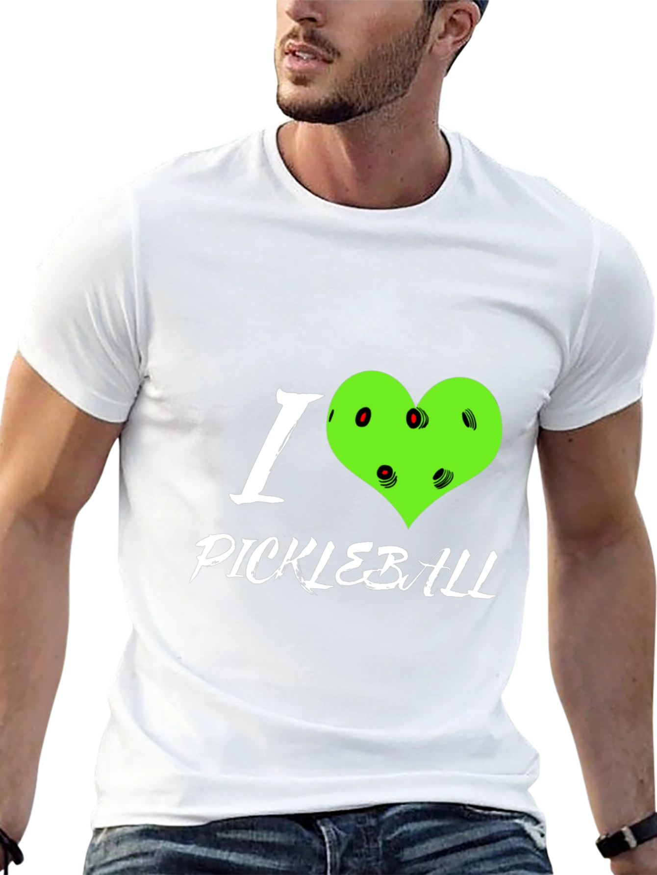 I Love Pickleball Heart T-Shirt