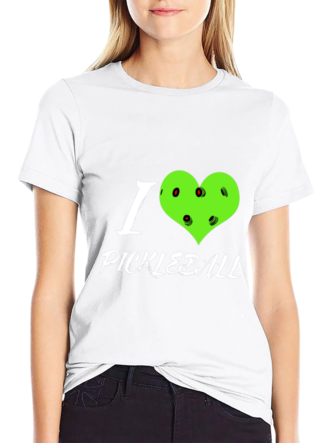 I Love Pickleball Heart T-Shirt