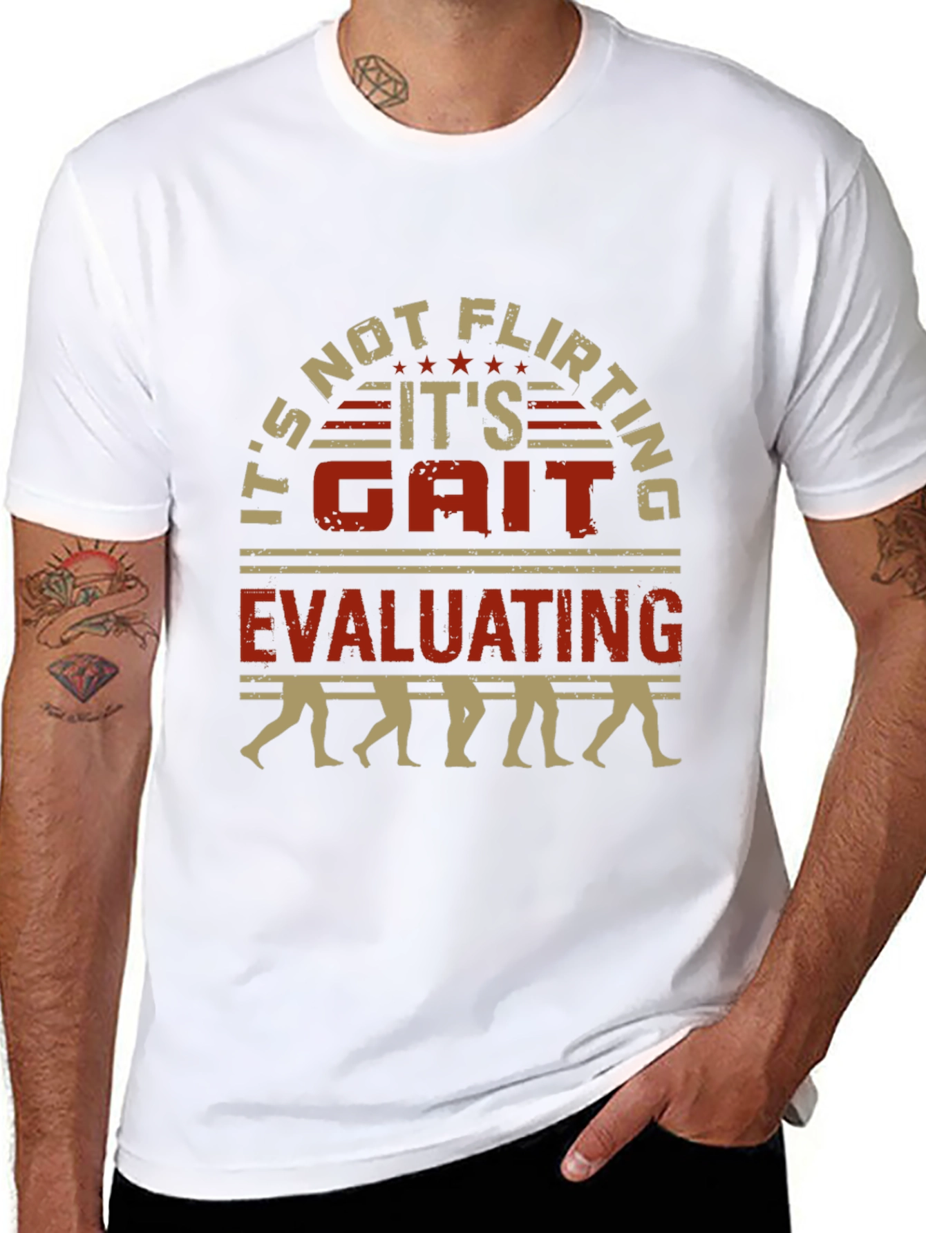 Its Not Flirting Its Gait Evaluating Funny T-Shirt