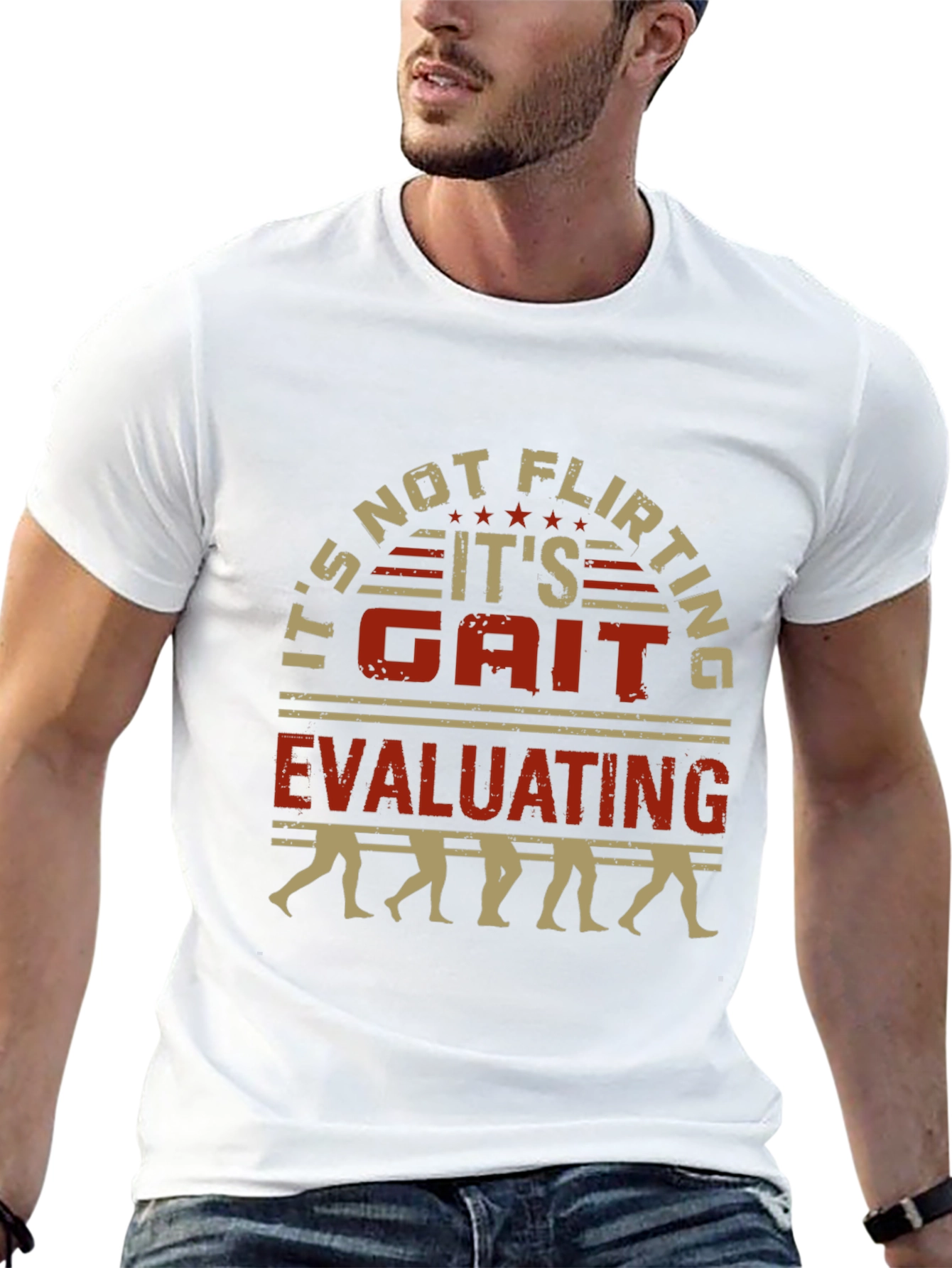 Its Not Flirting Its Gait Evaluating Funny T-Shirt